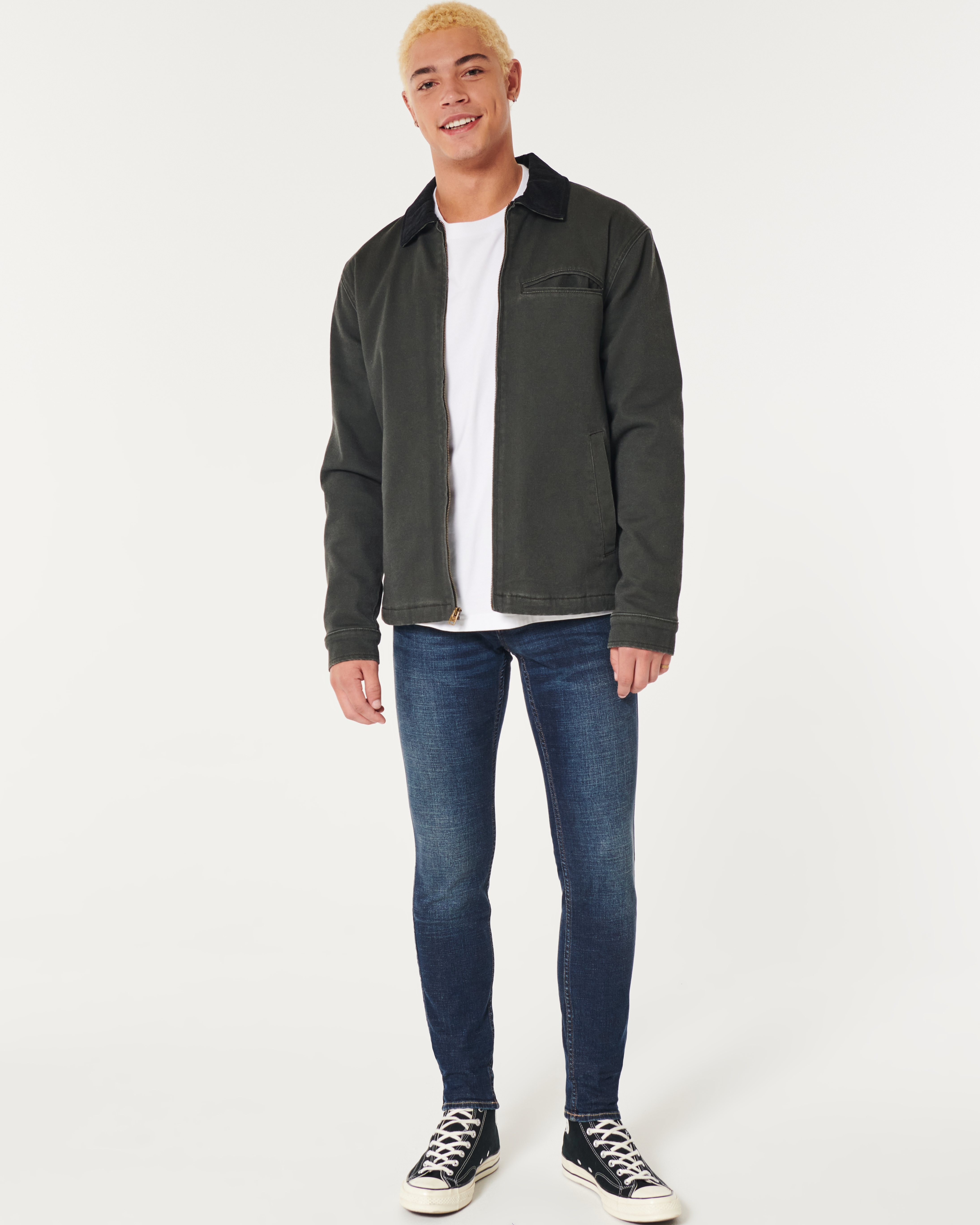 Hollister mens super skinny jeans deals