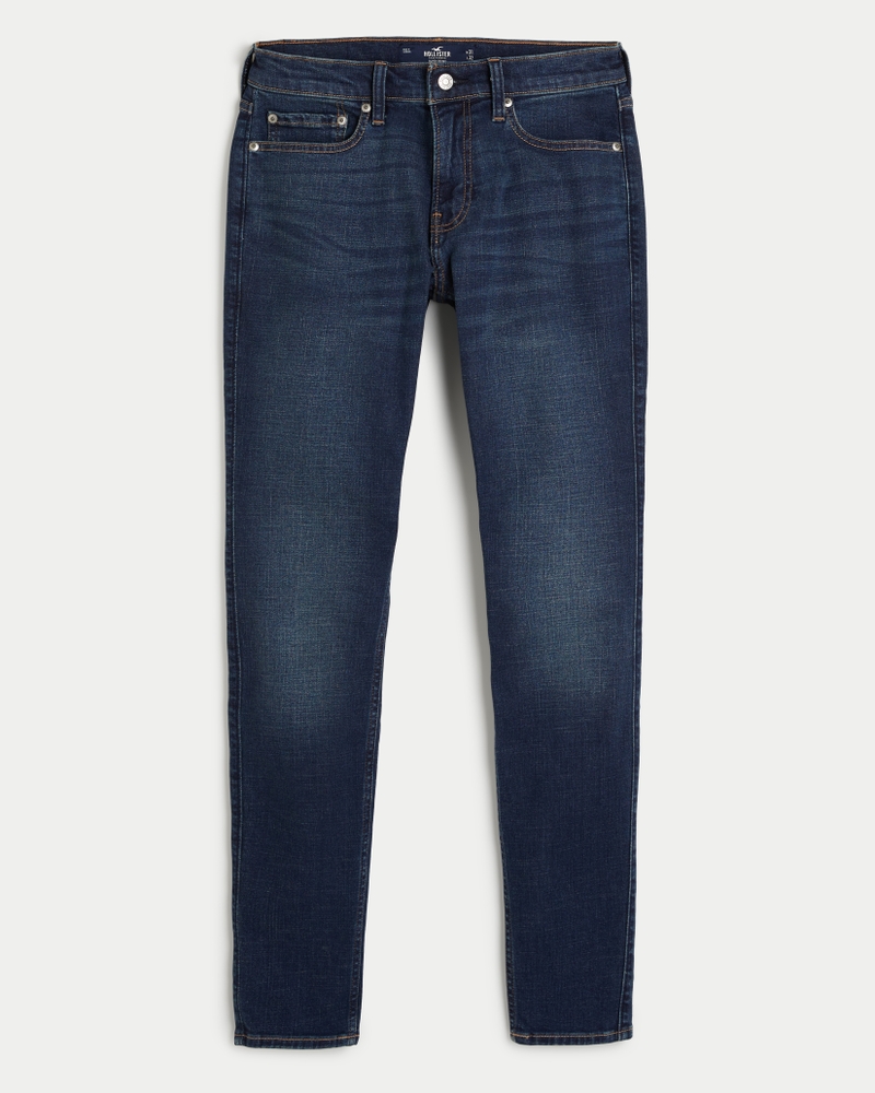 Hollister Womens Super Skinny Jeans Dark Wash 