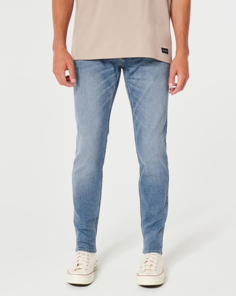Men's Medium Wash Super Skinny Jeans Men's Sale