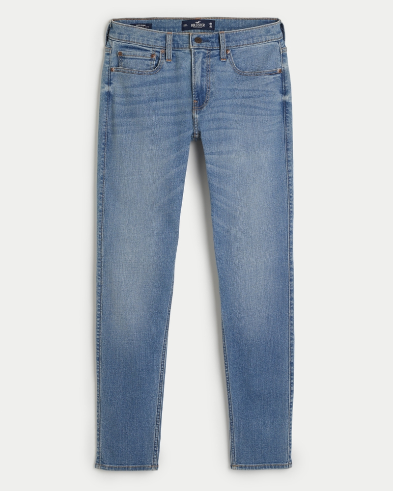 Men's Medium Wash Super Skinny Jeans