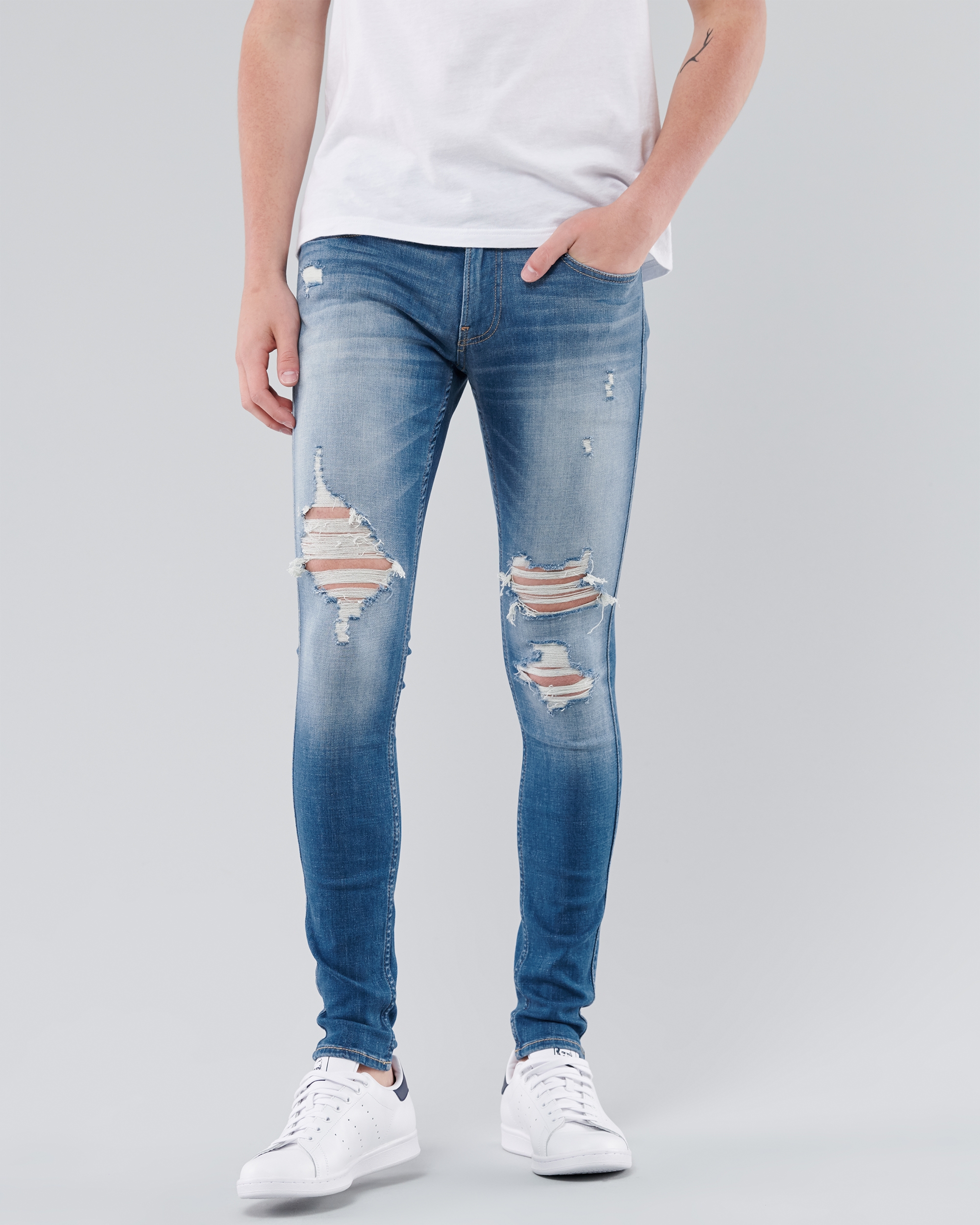 hollister extreme skinny jeans