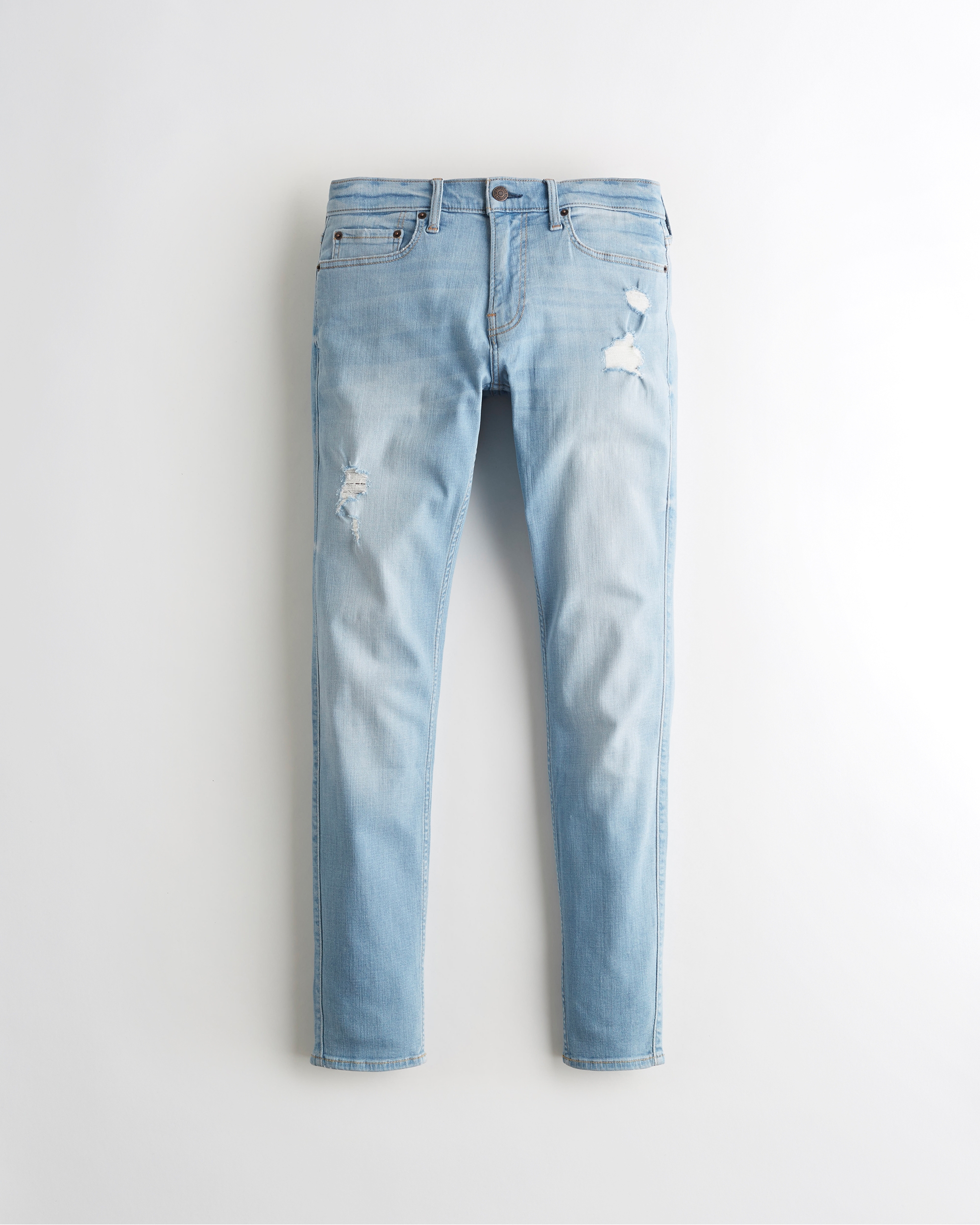 ripped skinny jeans mens hollister