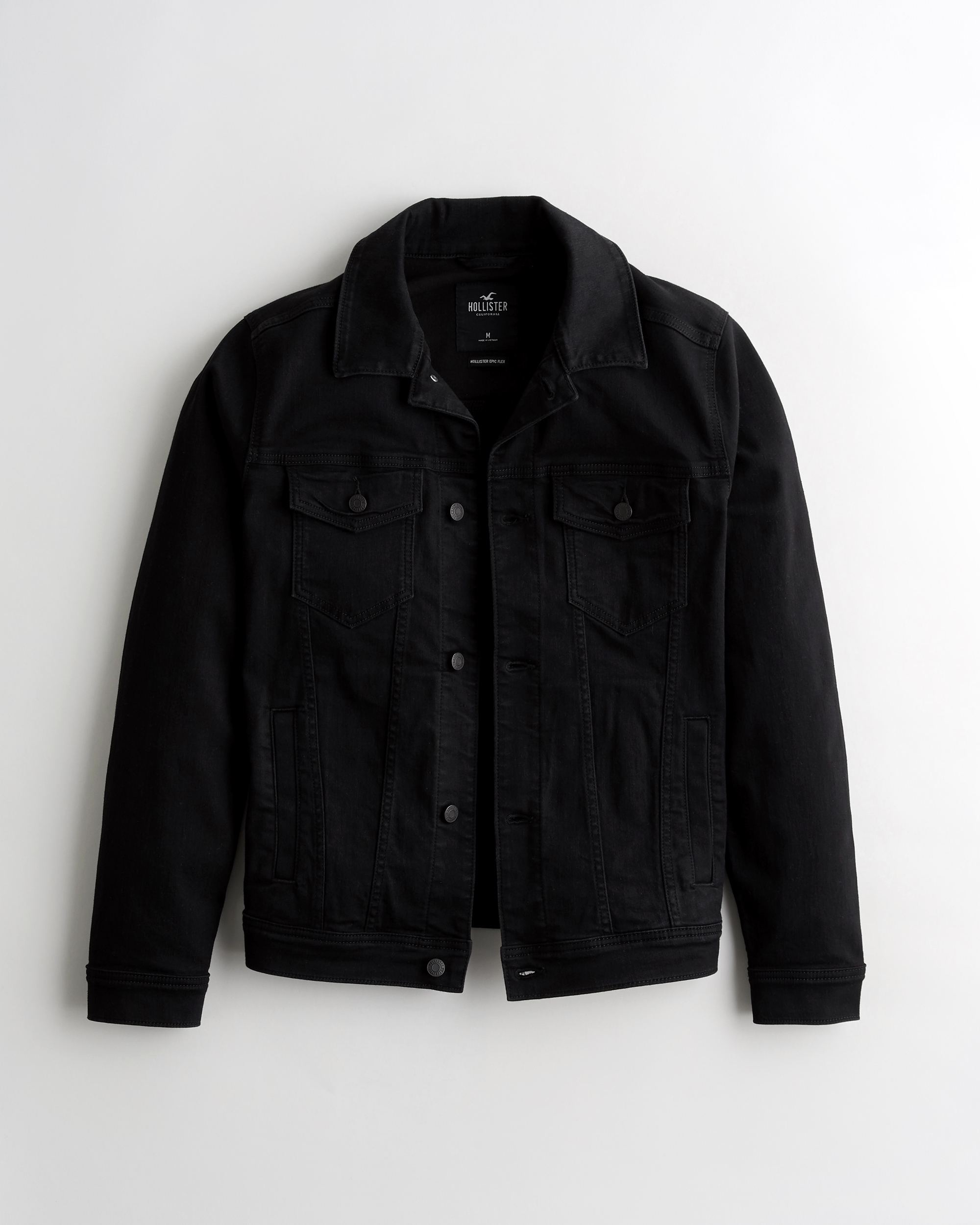 hollister black jacket