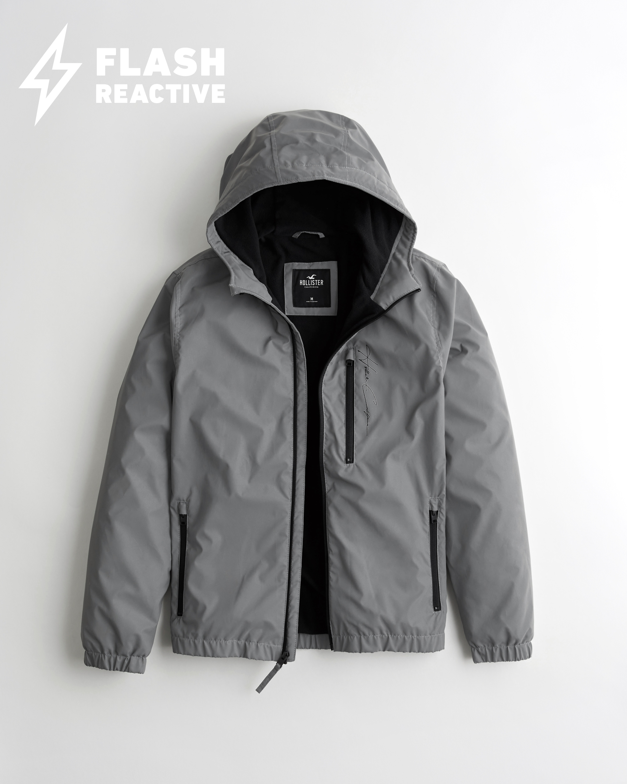 Hollister reflective shop jacket