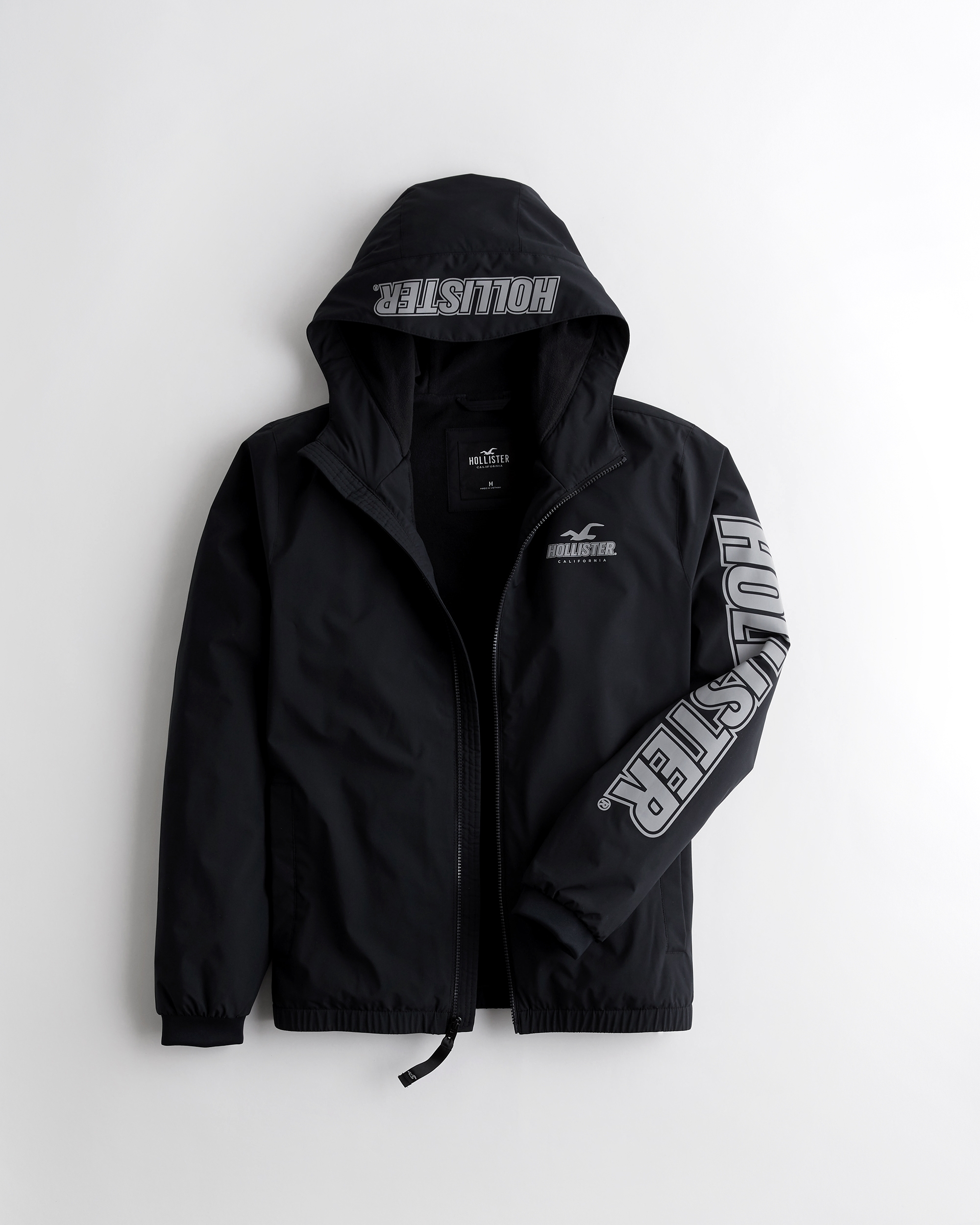 hollister black jacket