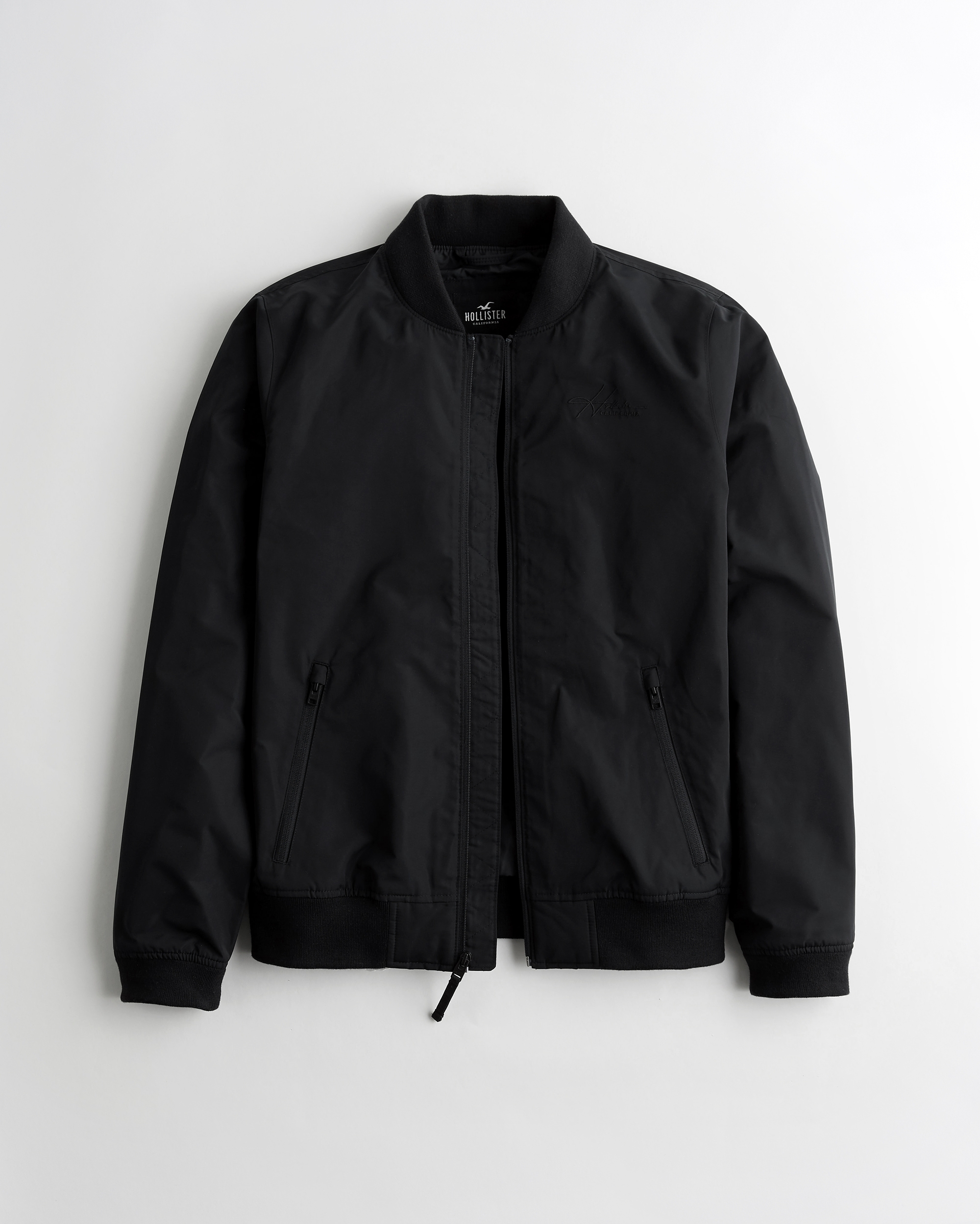 hollister green bomber jacket