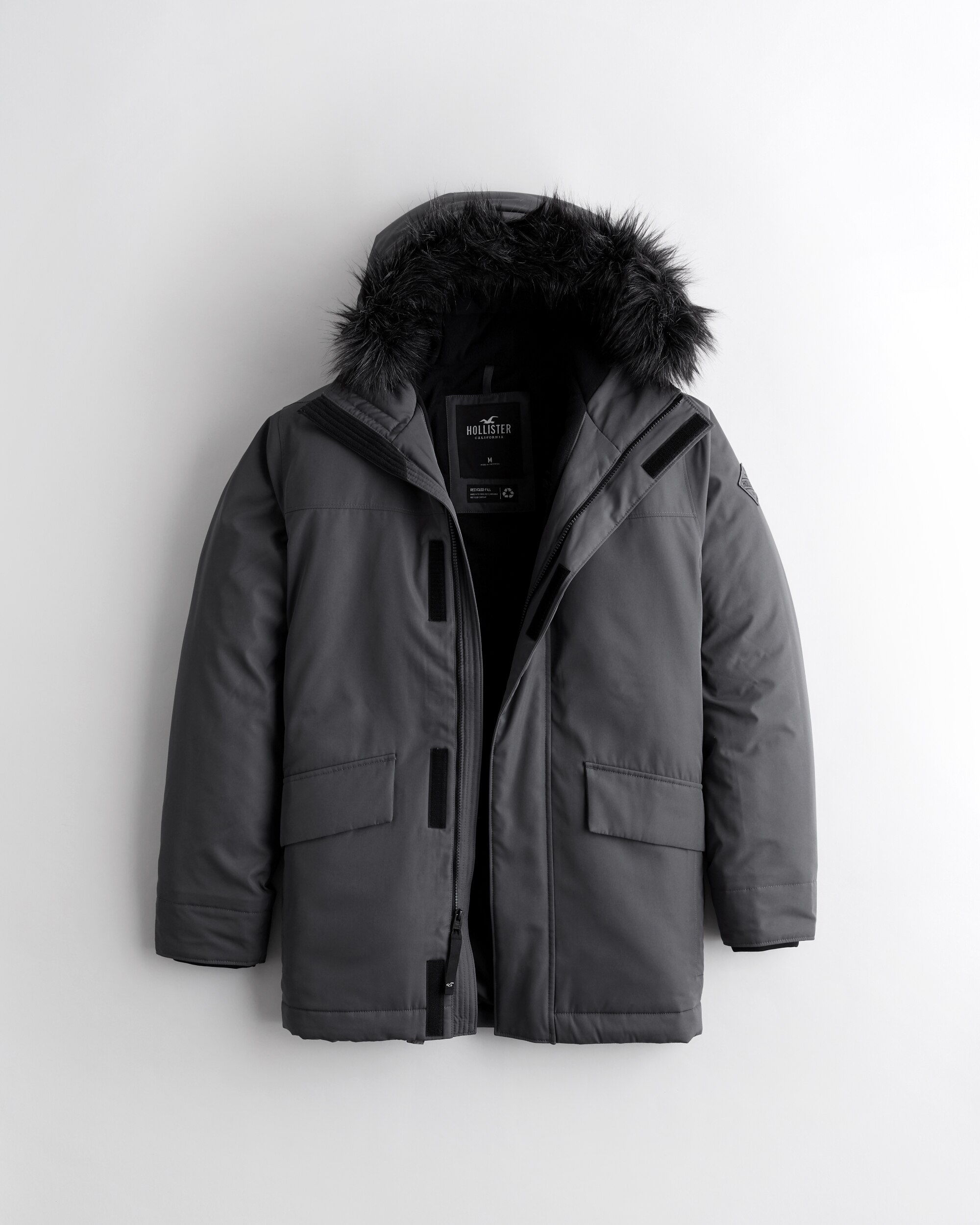 hollister winter jacket mens