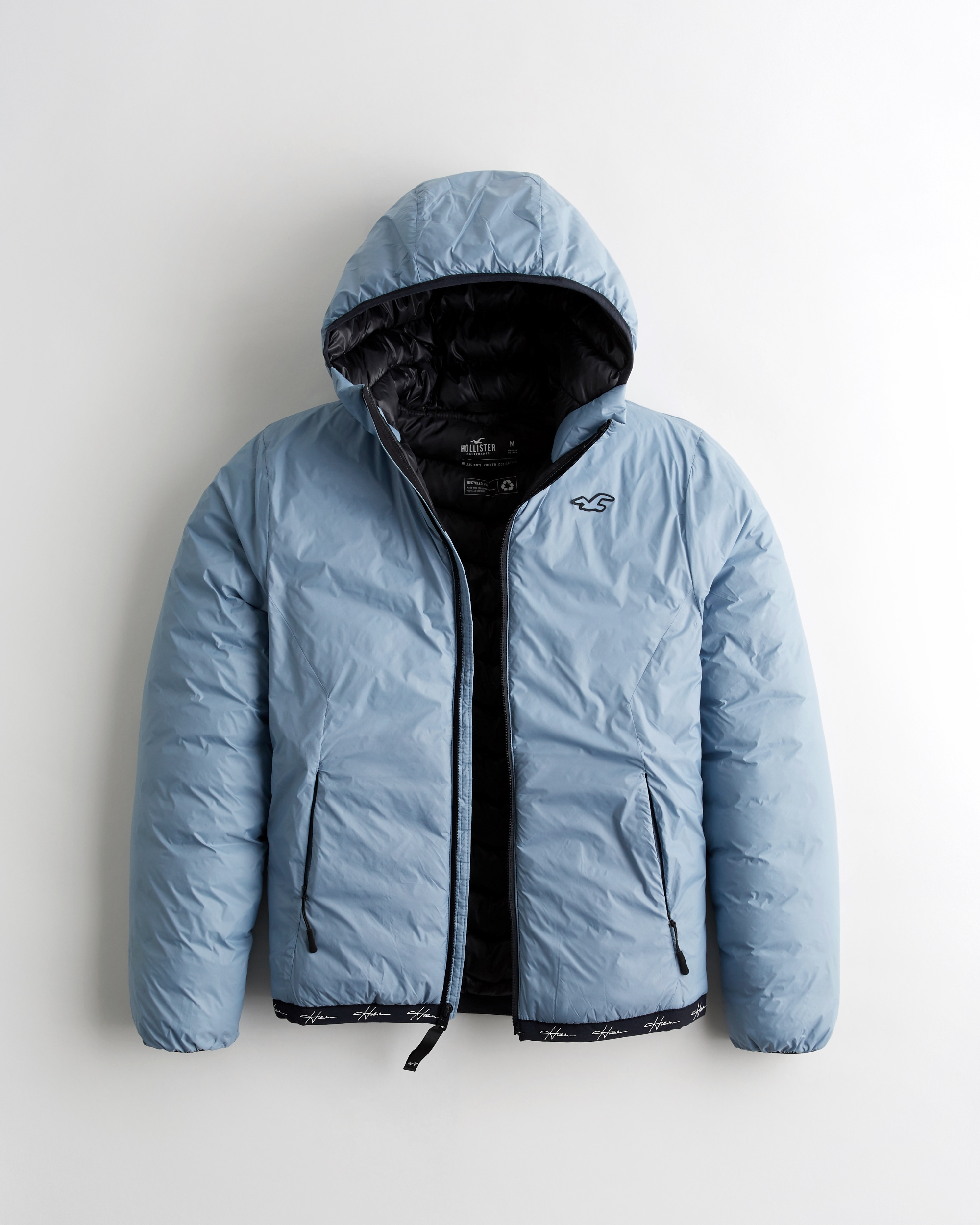 hollister mens waterproof jacket