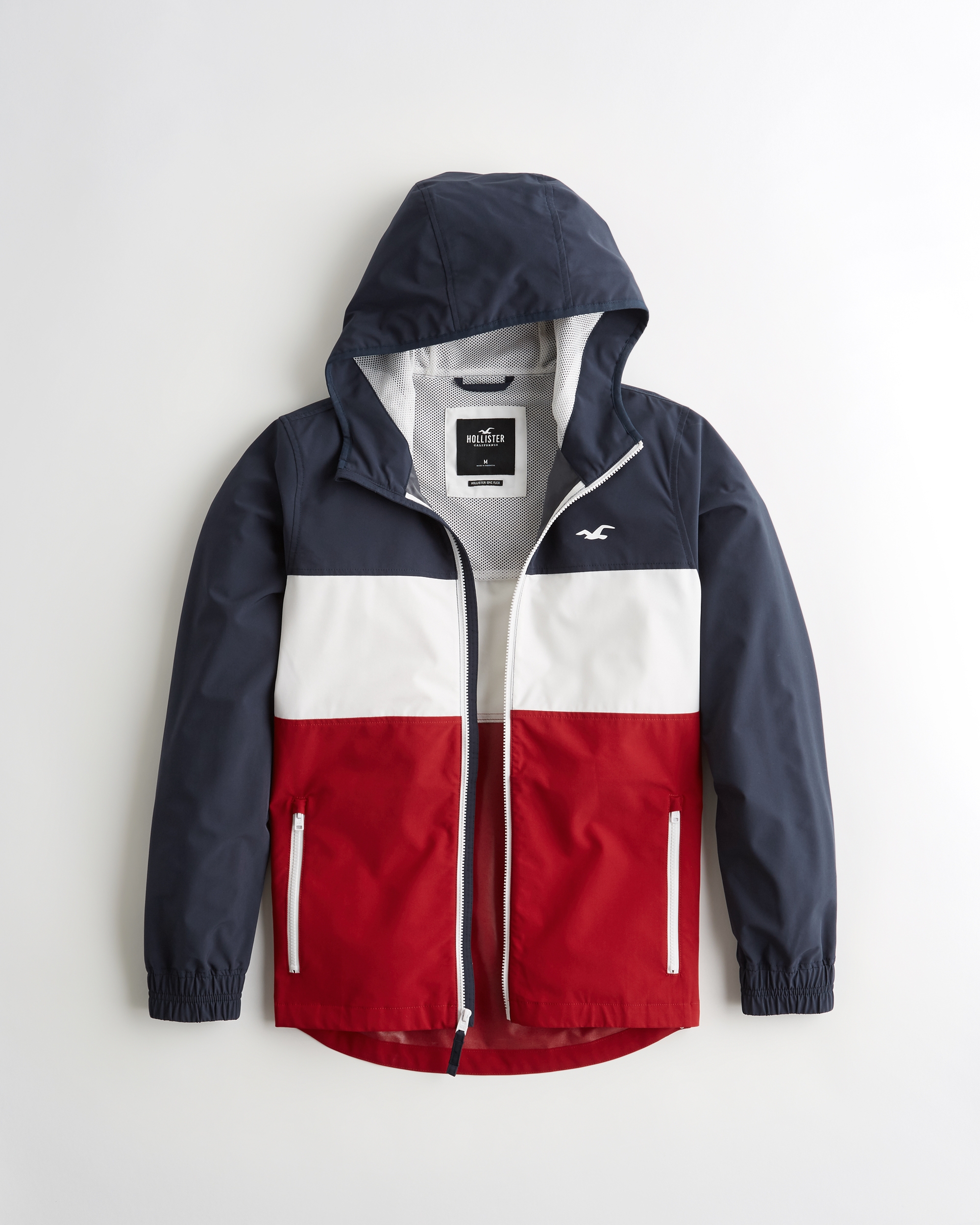 hollister windbreaker jacket