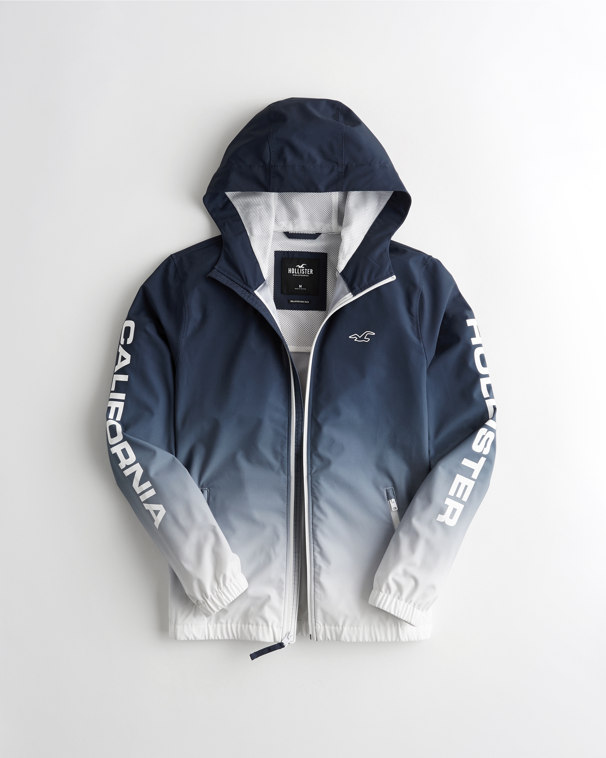 hollister ombre windbreaker