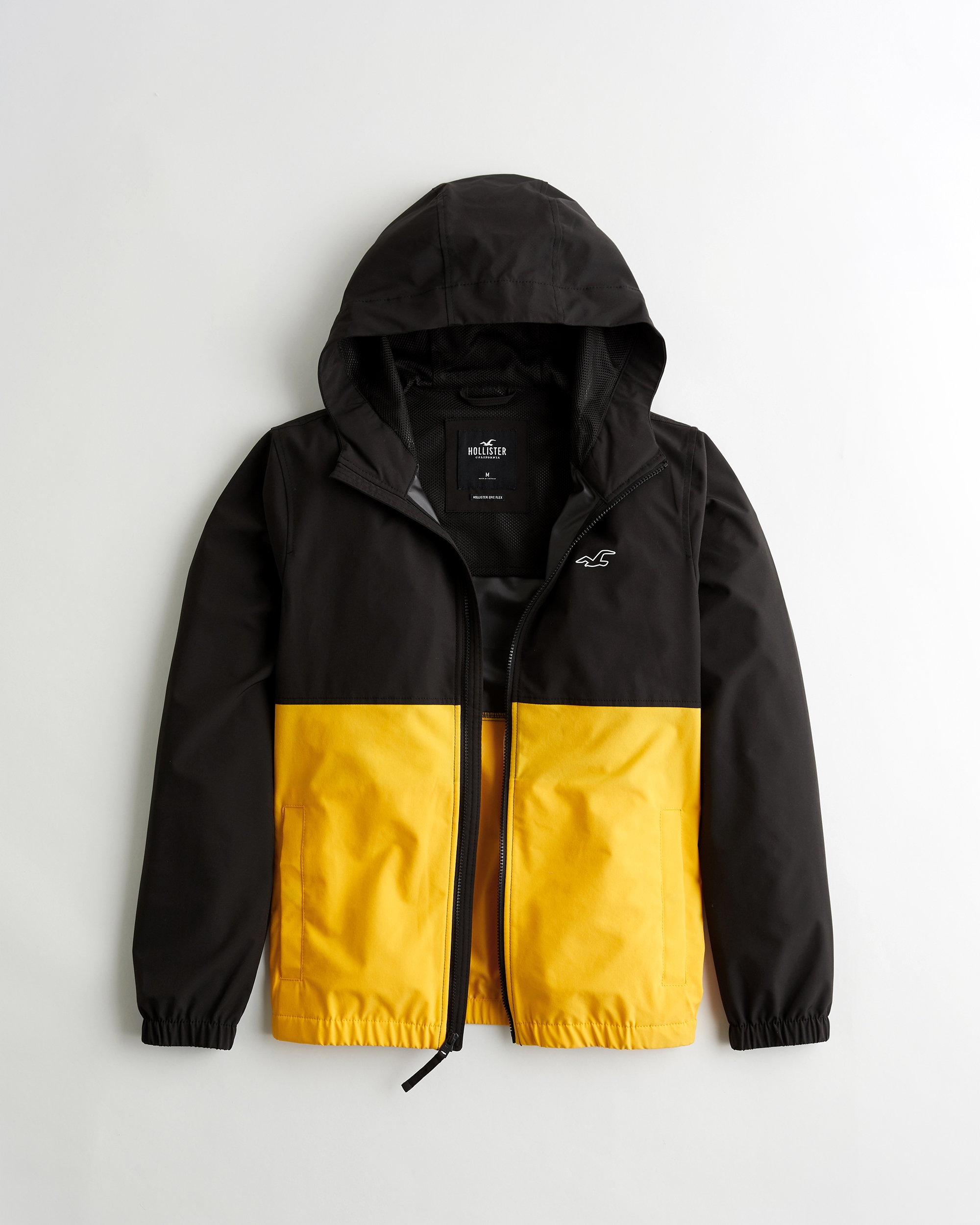 hollister yellow coat