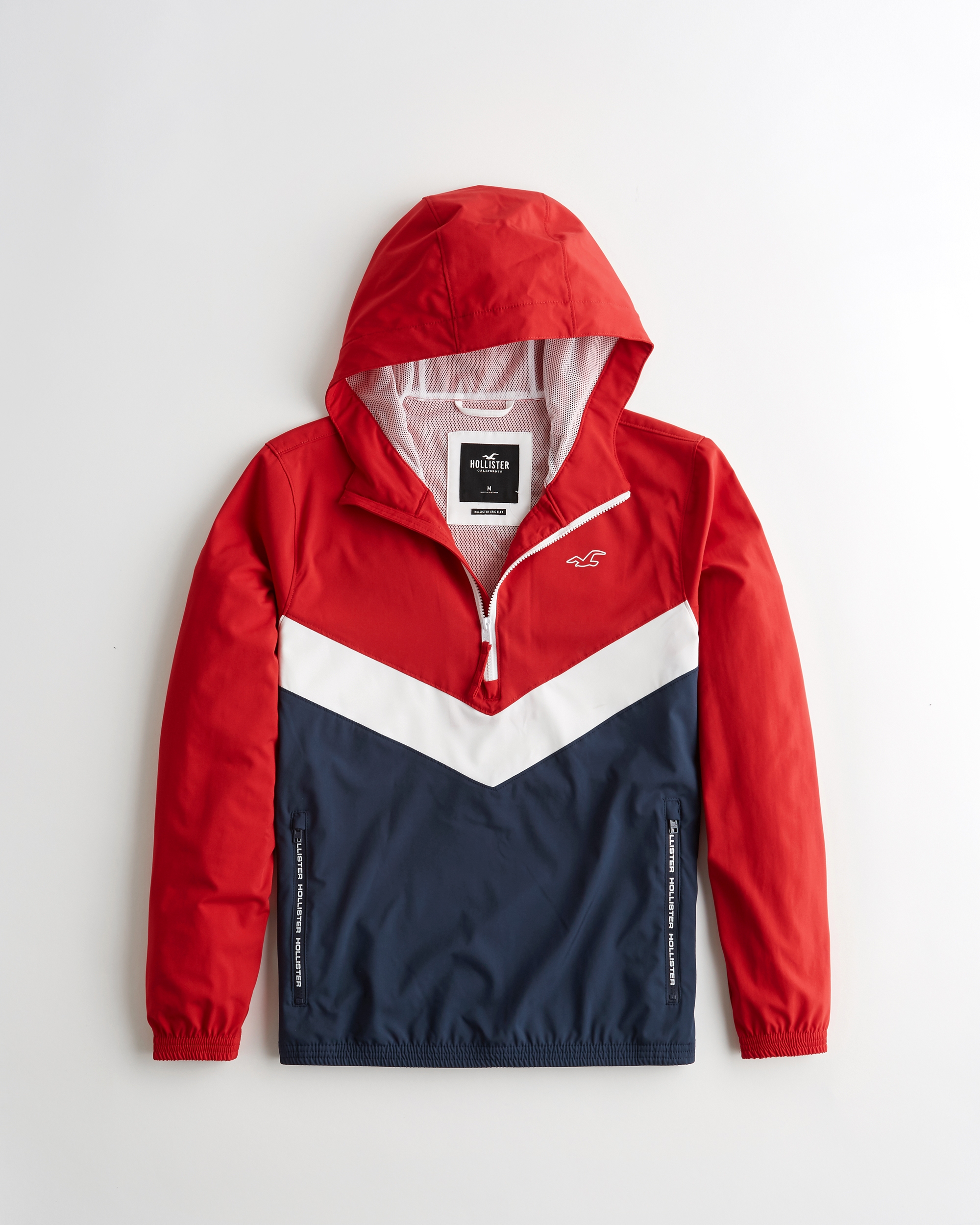 hollister windbreaker jacket