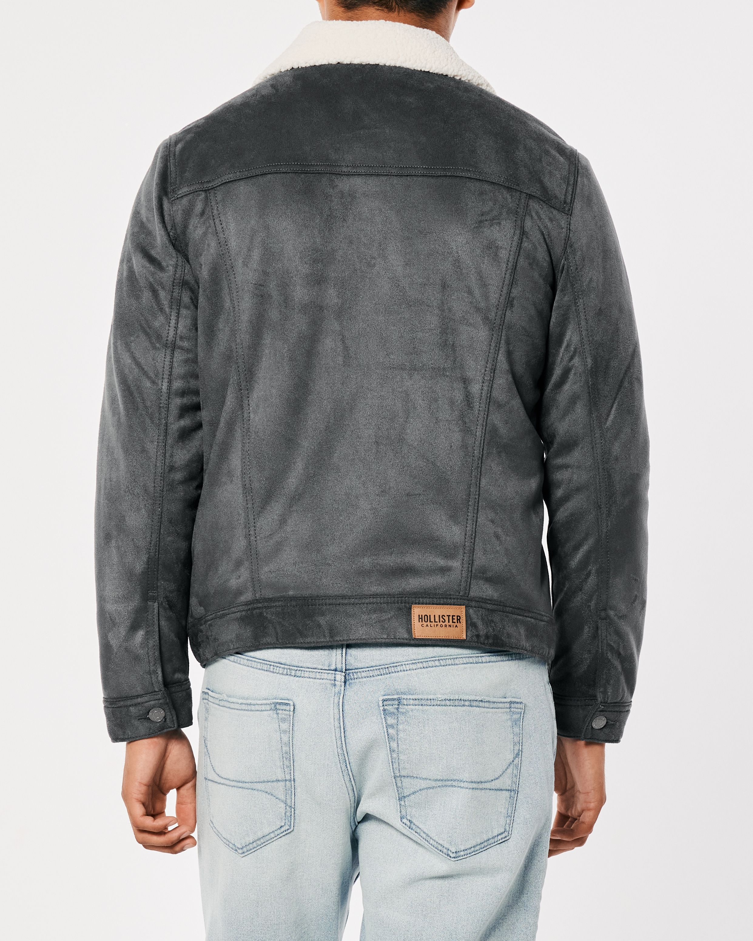 Hollister deals trucker jacket