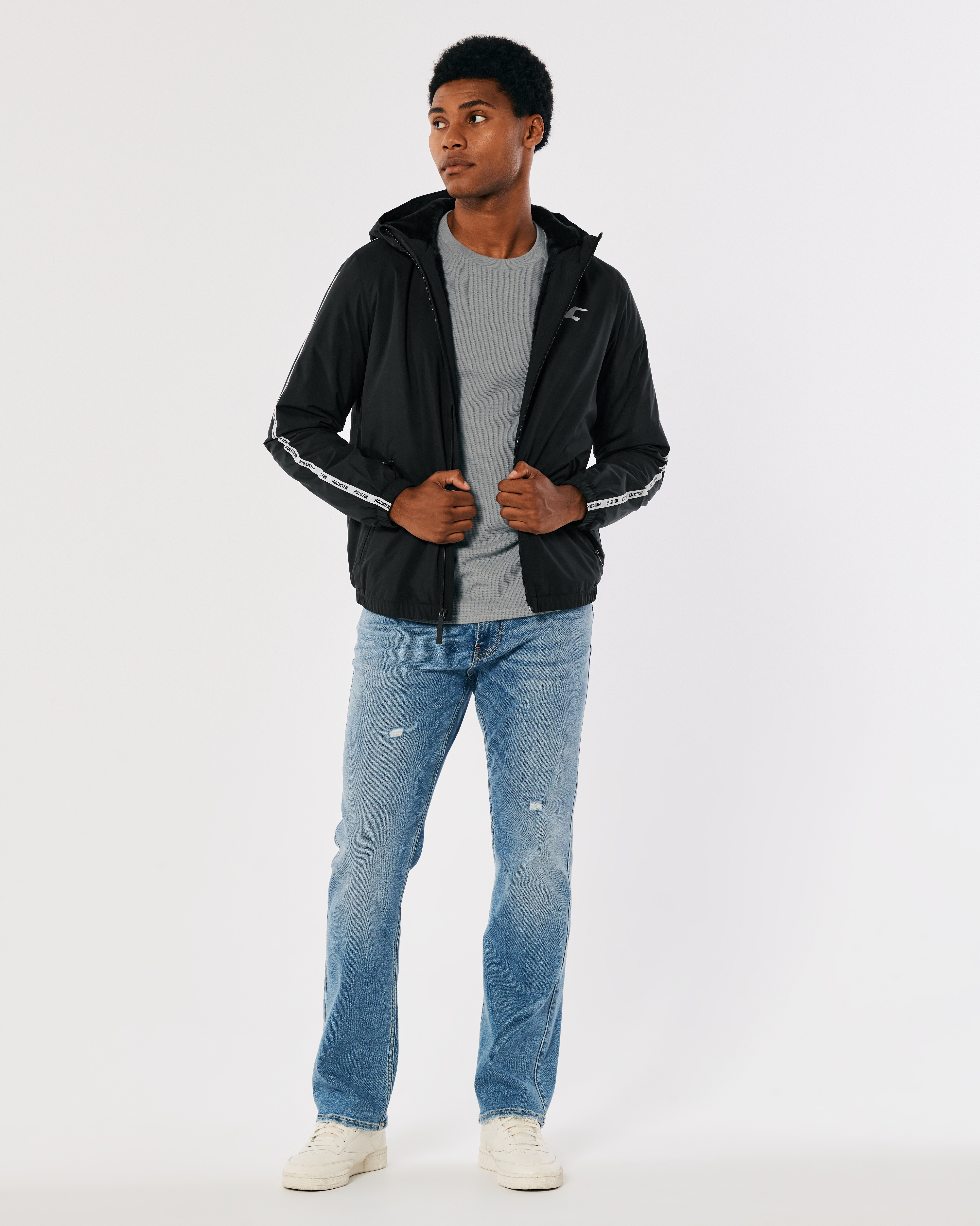 Hollister Reflective Sherpa-Lined Sport Hoodie | Bramalea City Centre