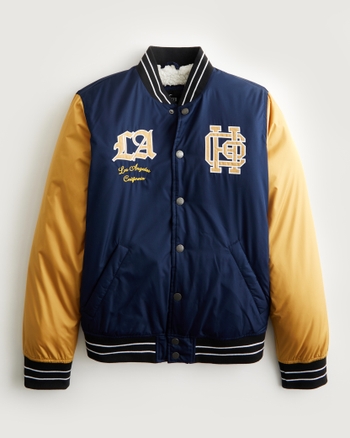 Hollister sale letterman jacket