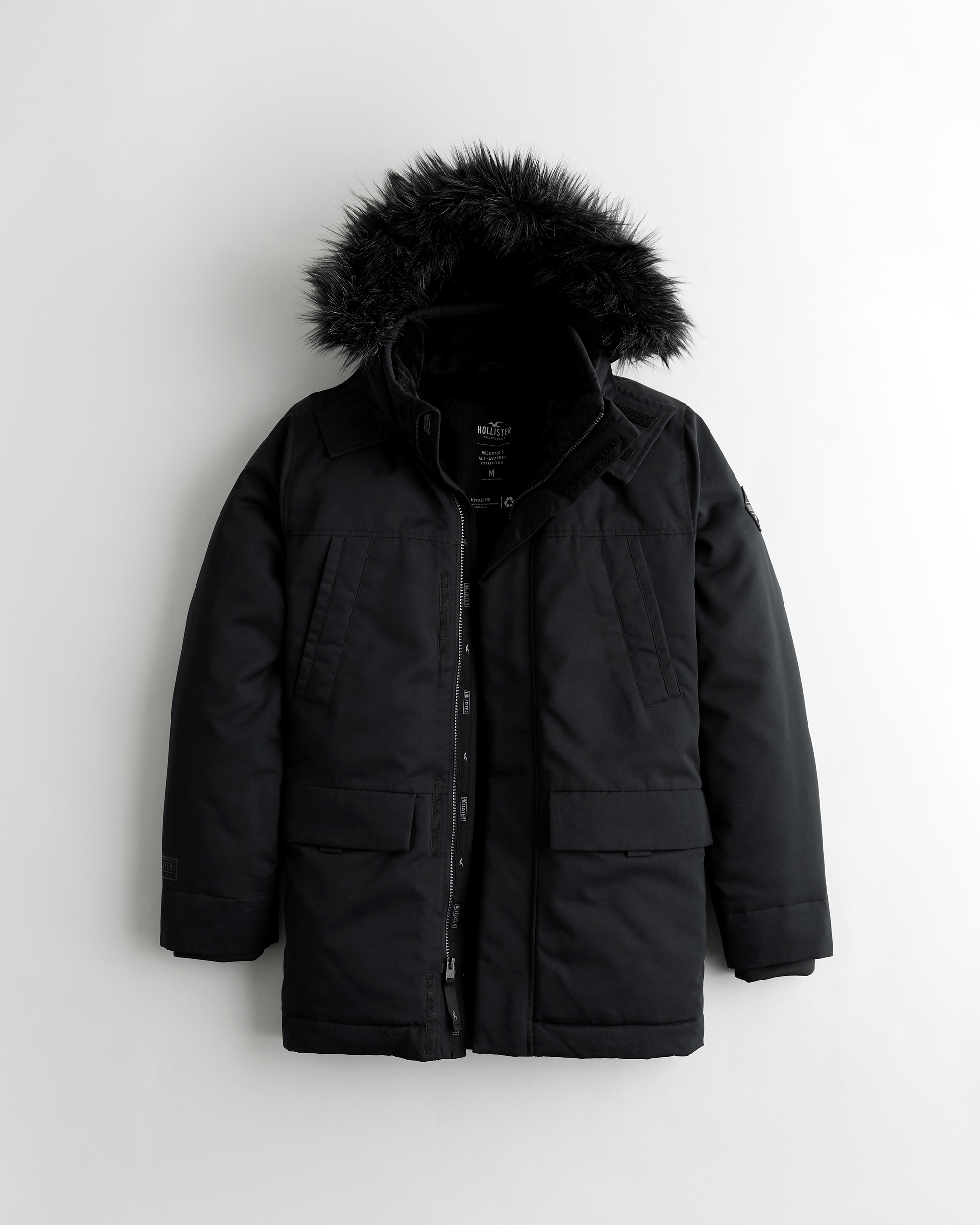 hollister winter jackets clearance