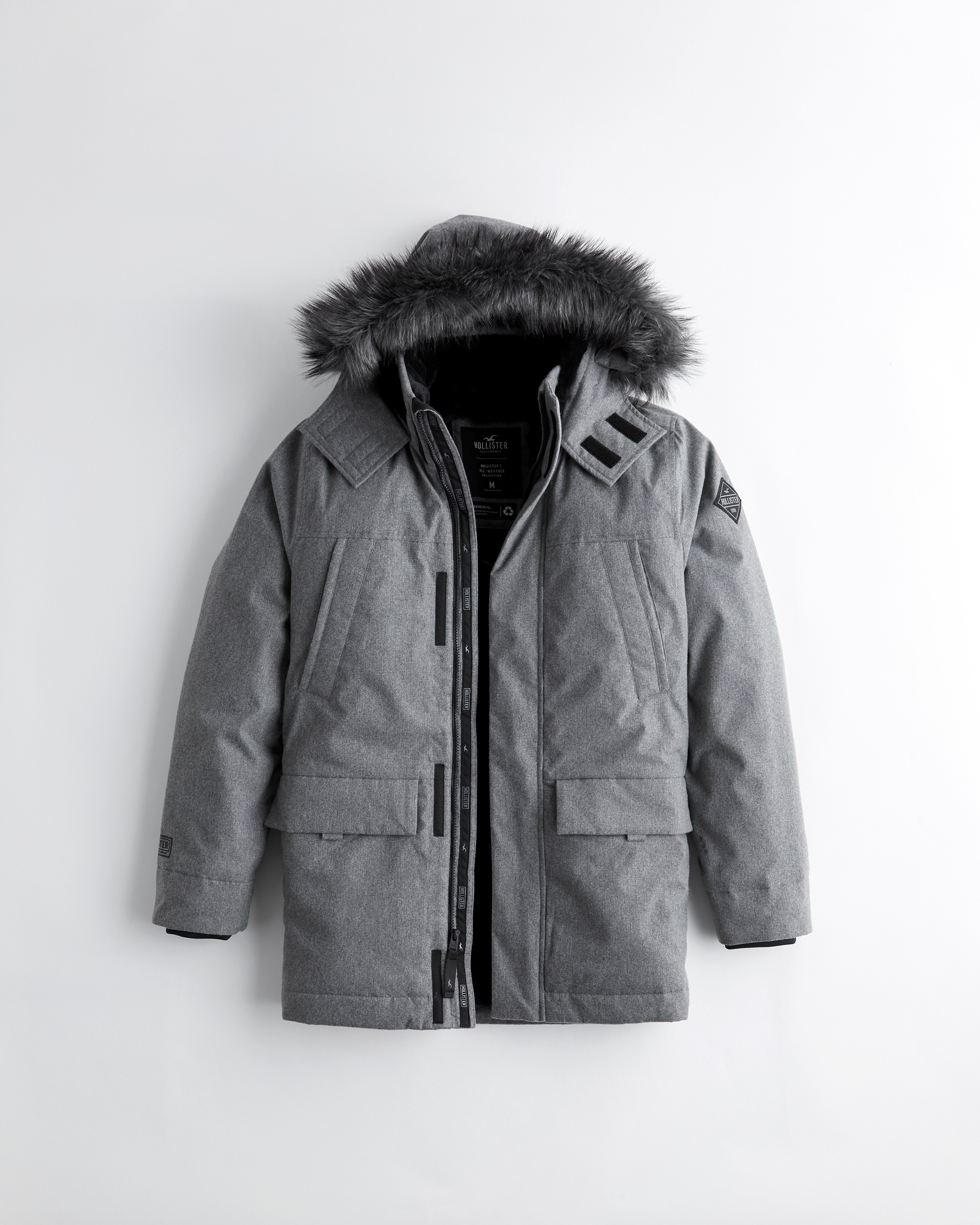 fur jacket hollister