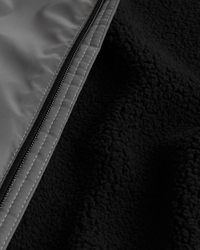 Reflective Sherpa-Lined Sport Hoodie white🤍🛒🎁🧥 hollister - Wishupon
