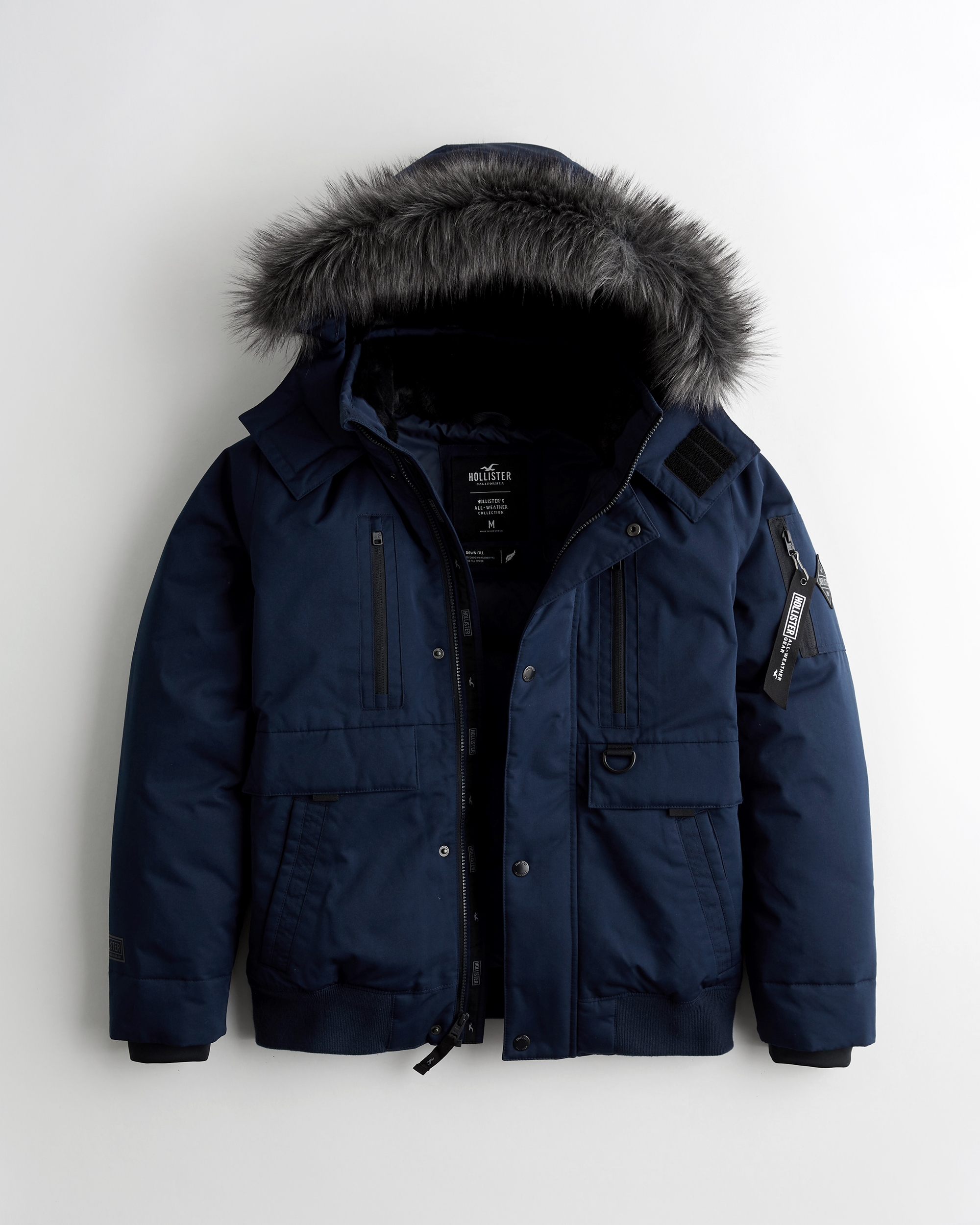 hollister down parka review