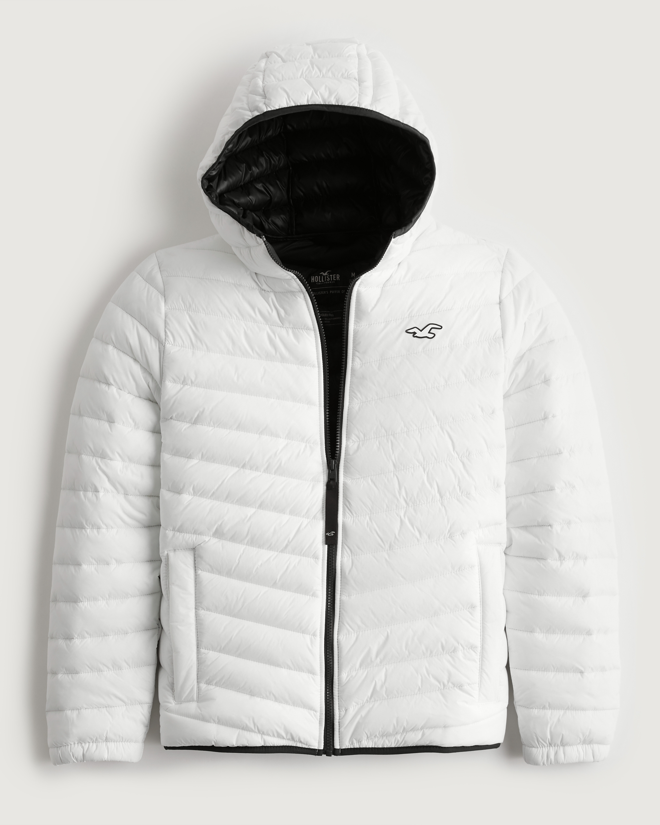hollister puffer jacket men's