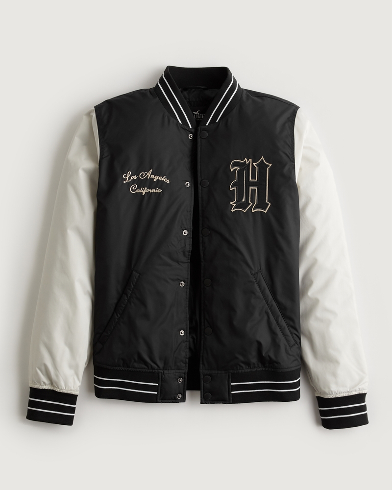 Men's Varsity Bomber Jacket | Men's Jackets & Coats | HollisterCo.com