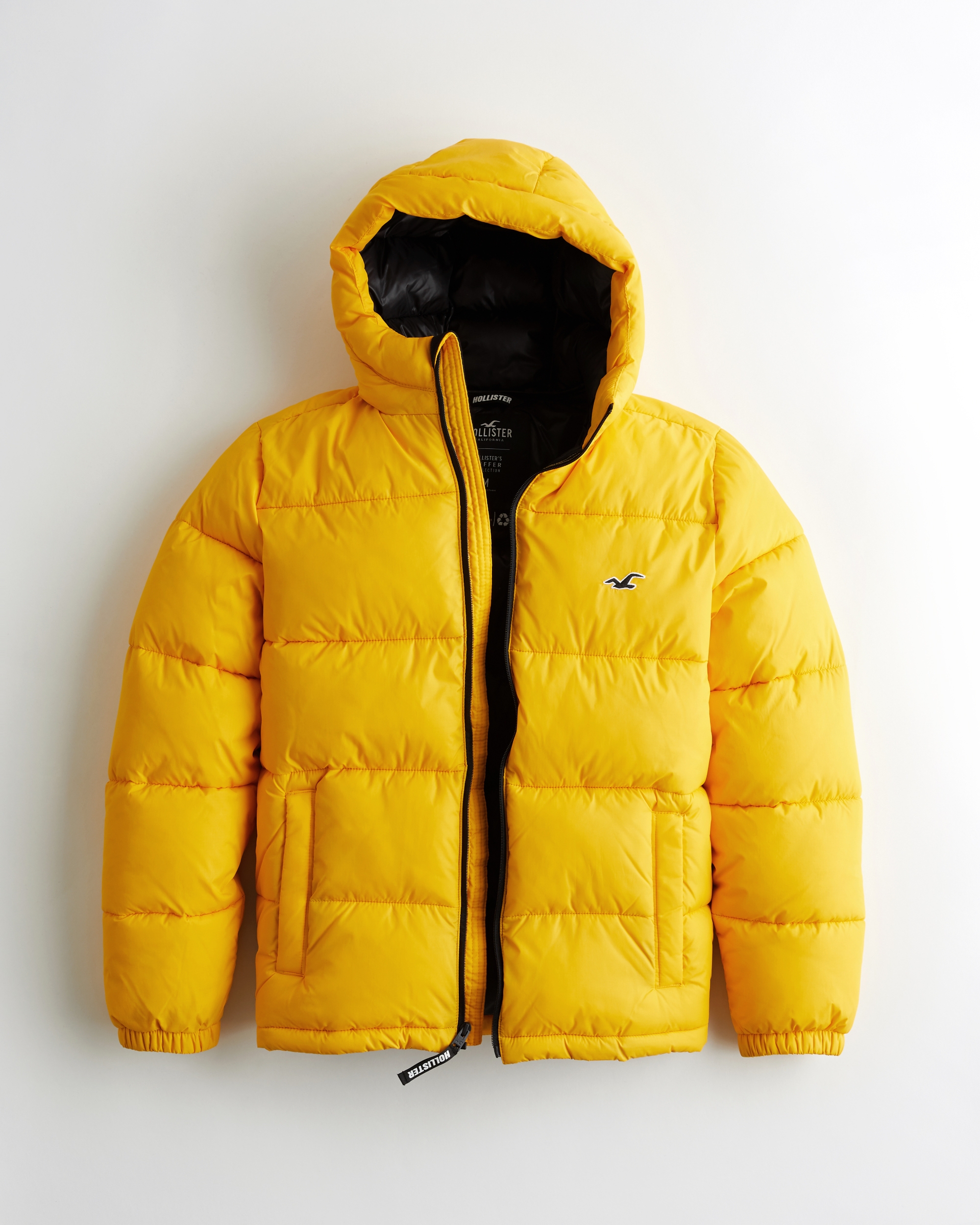 hollister yellow denim jacket