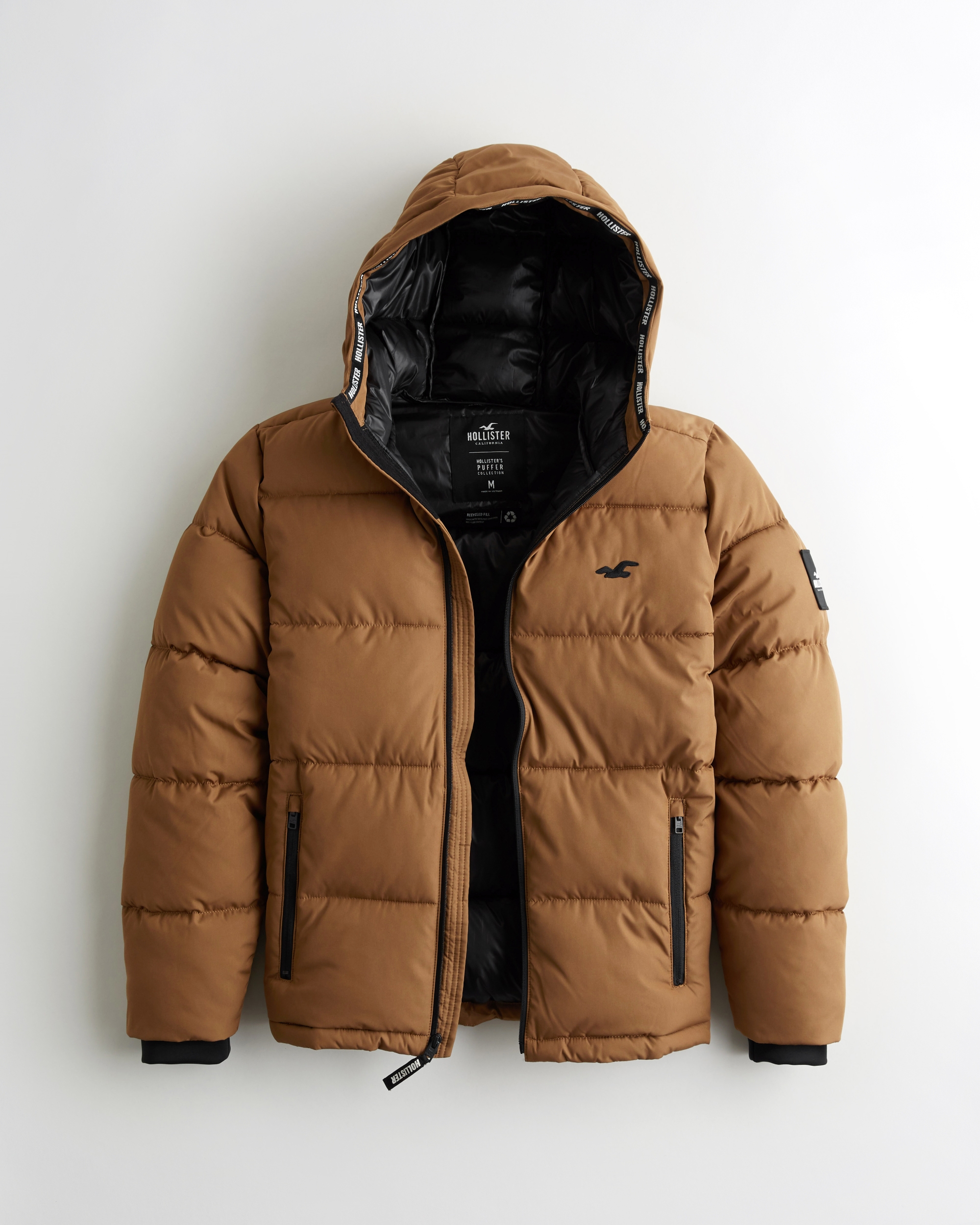 puffer hood hollister