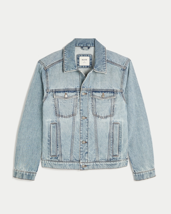 Denim Trucker Jacket, Dark view 1