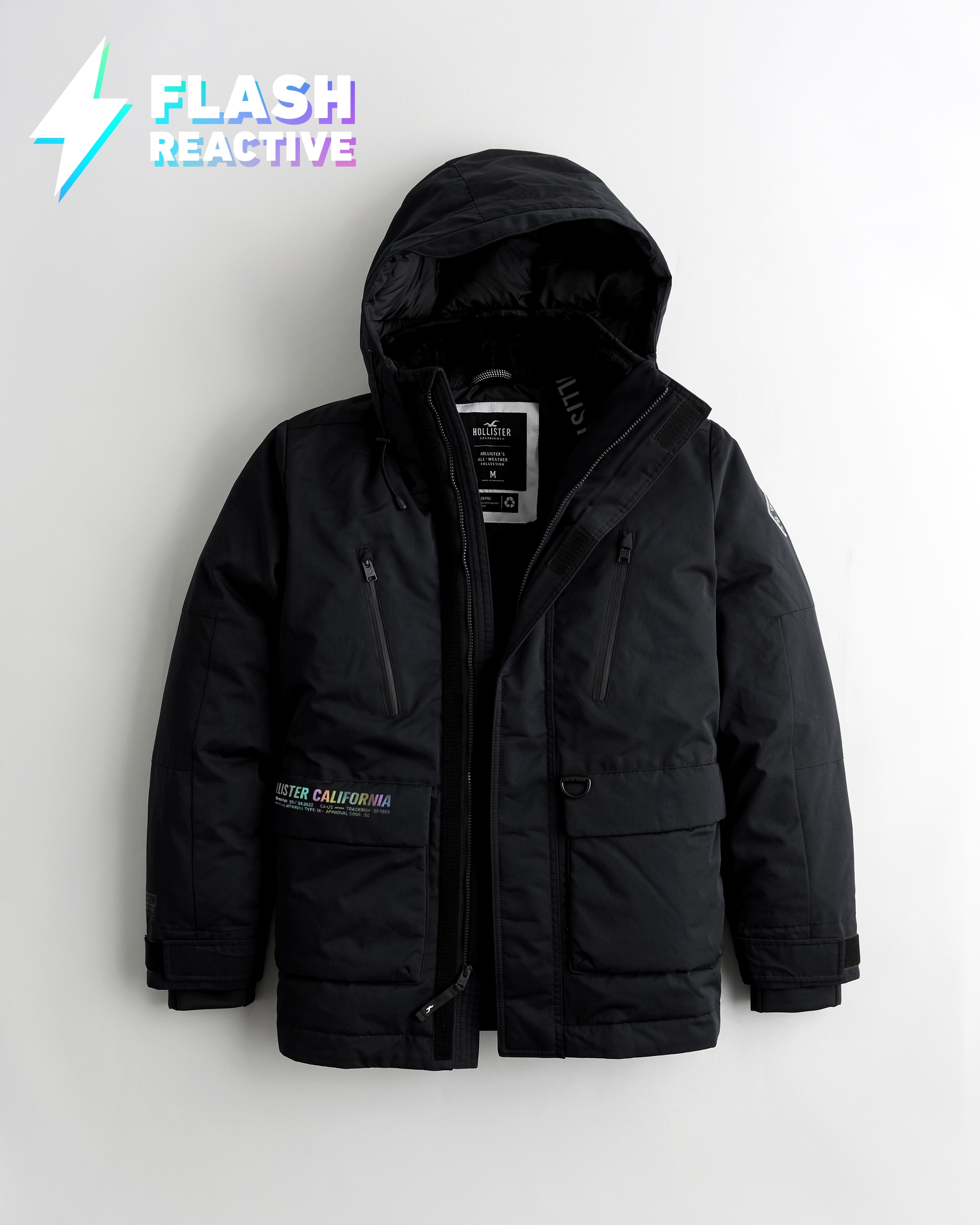 hollister ski coat