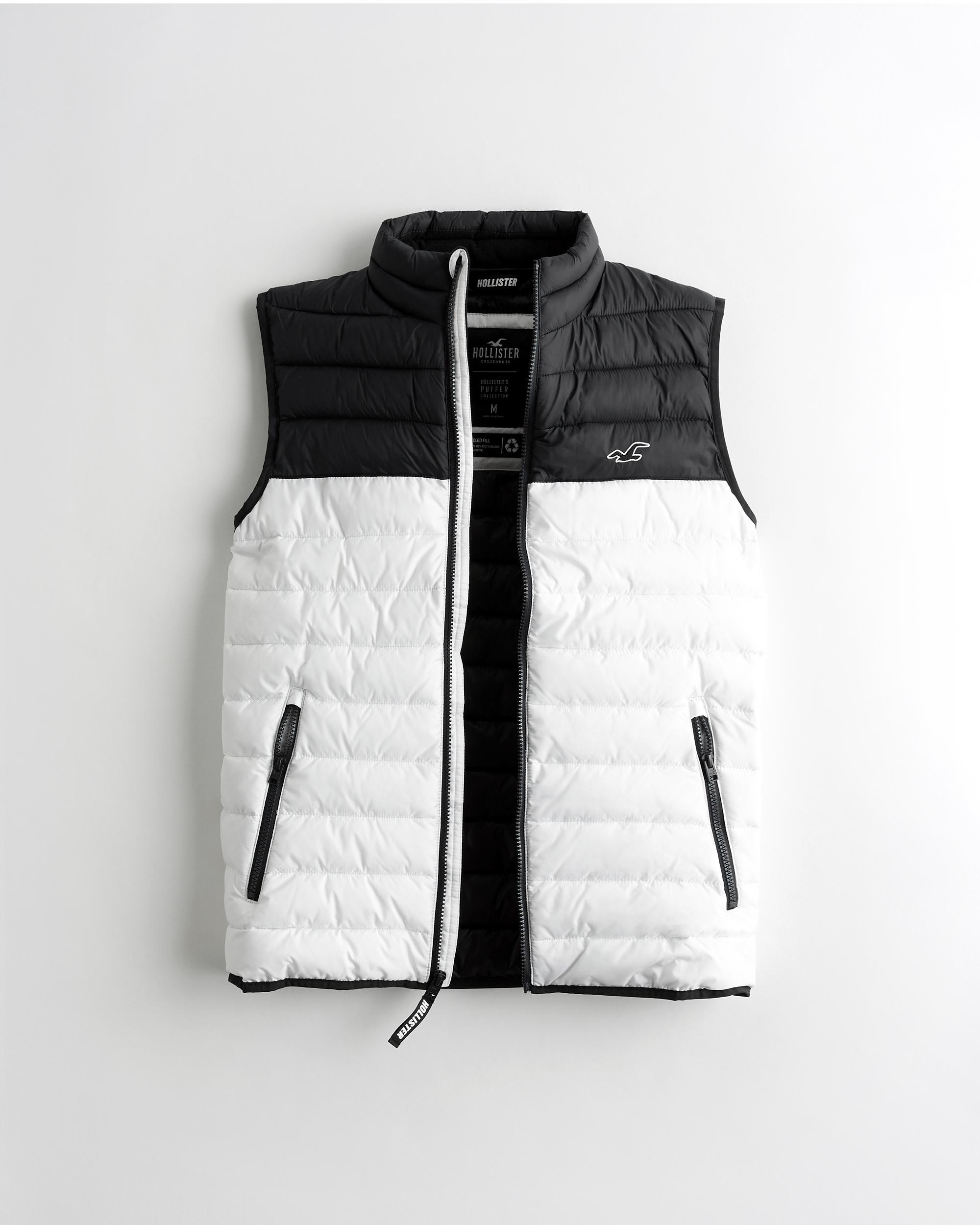 hollister sleeveless jacket