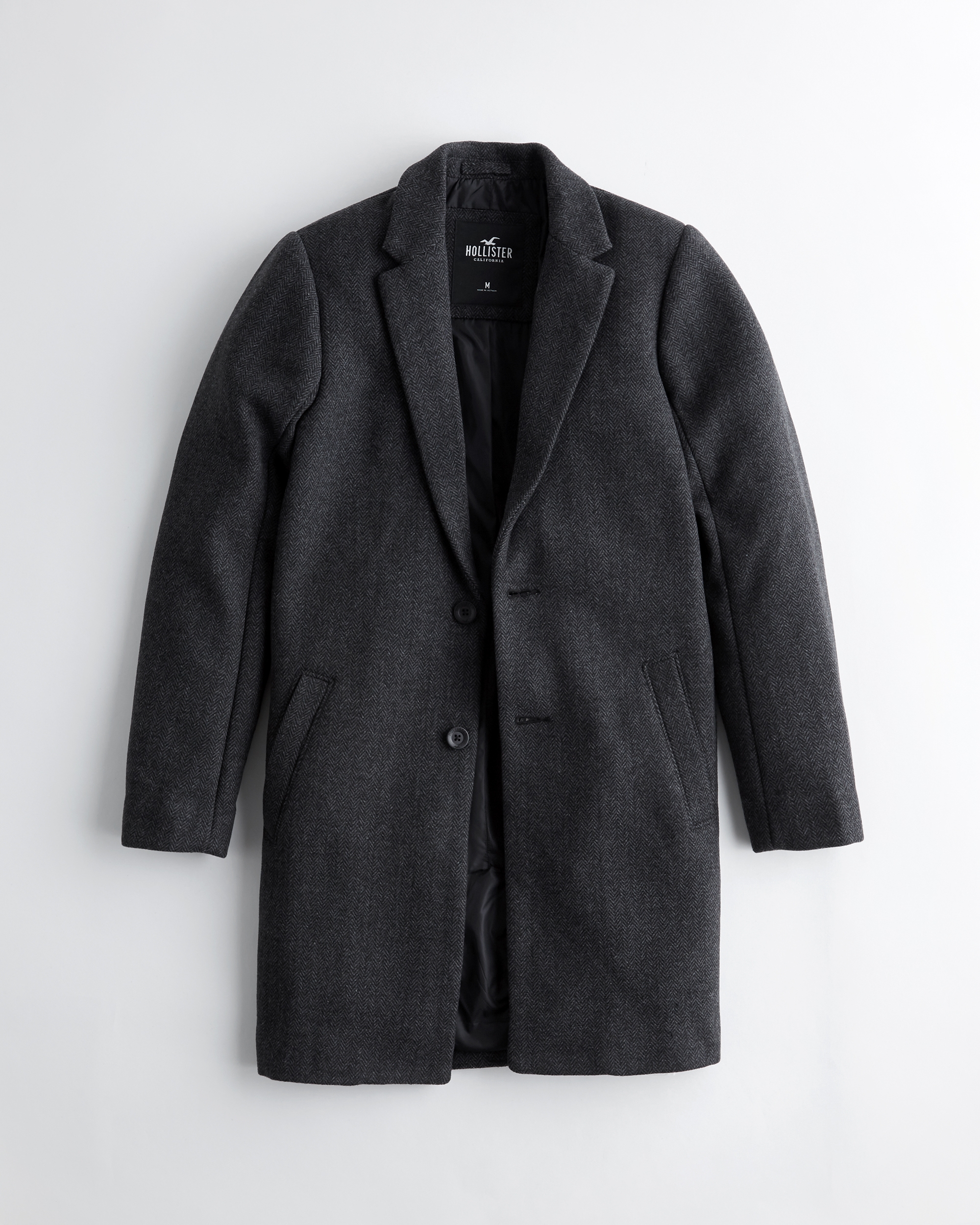 hollister white coat