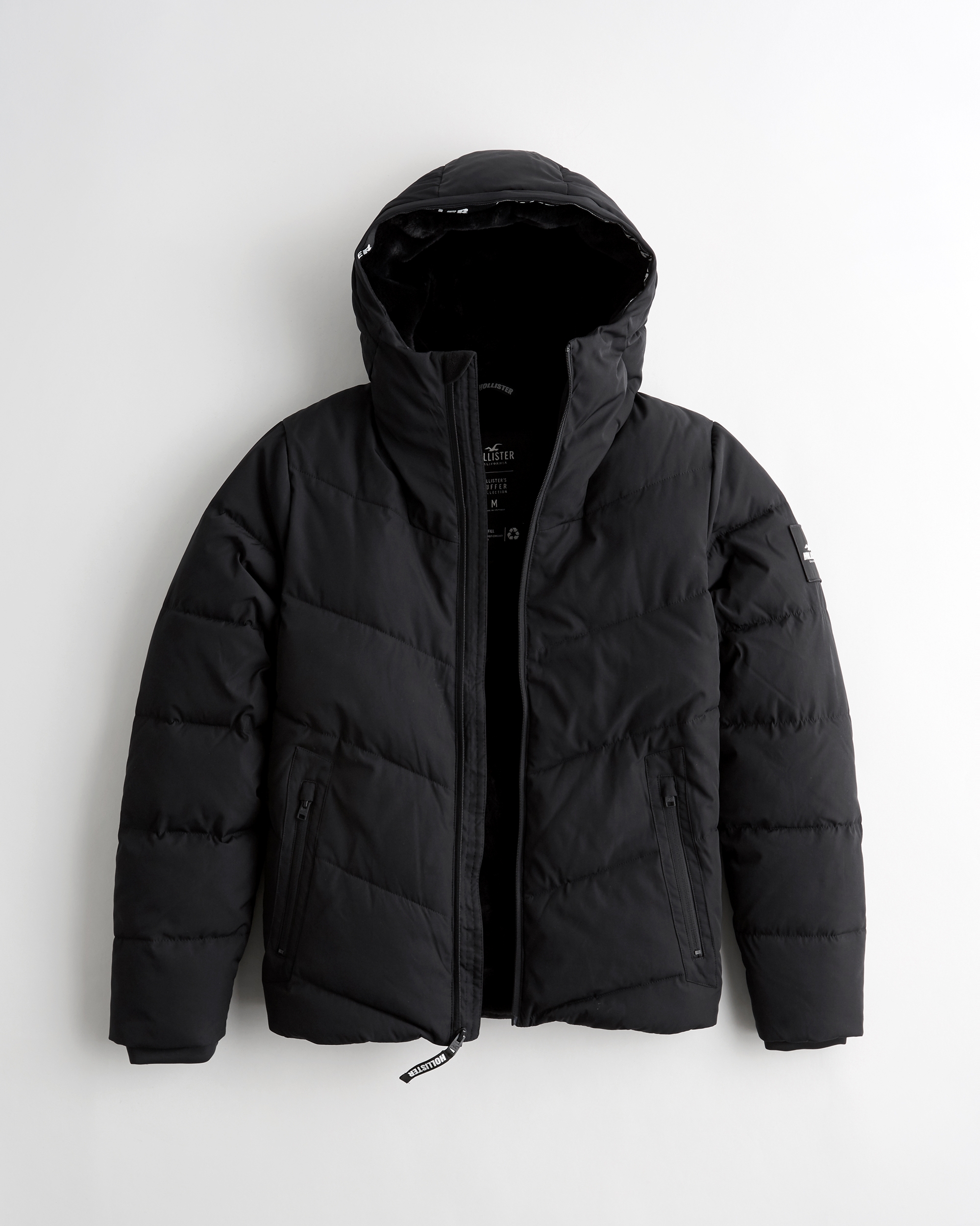 hollister padded jacket mens