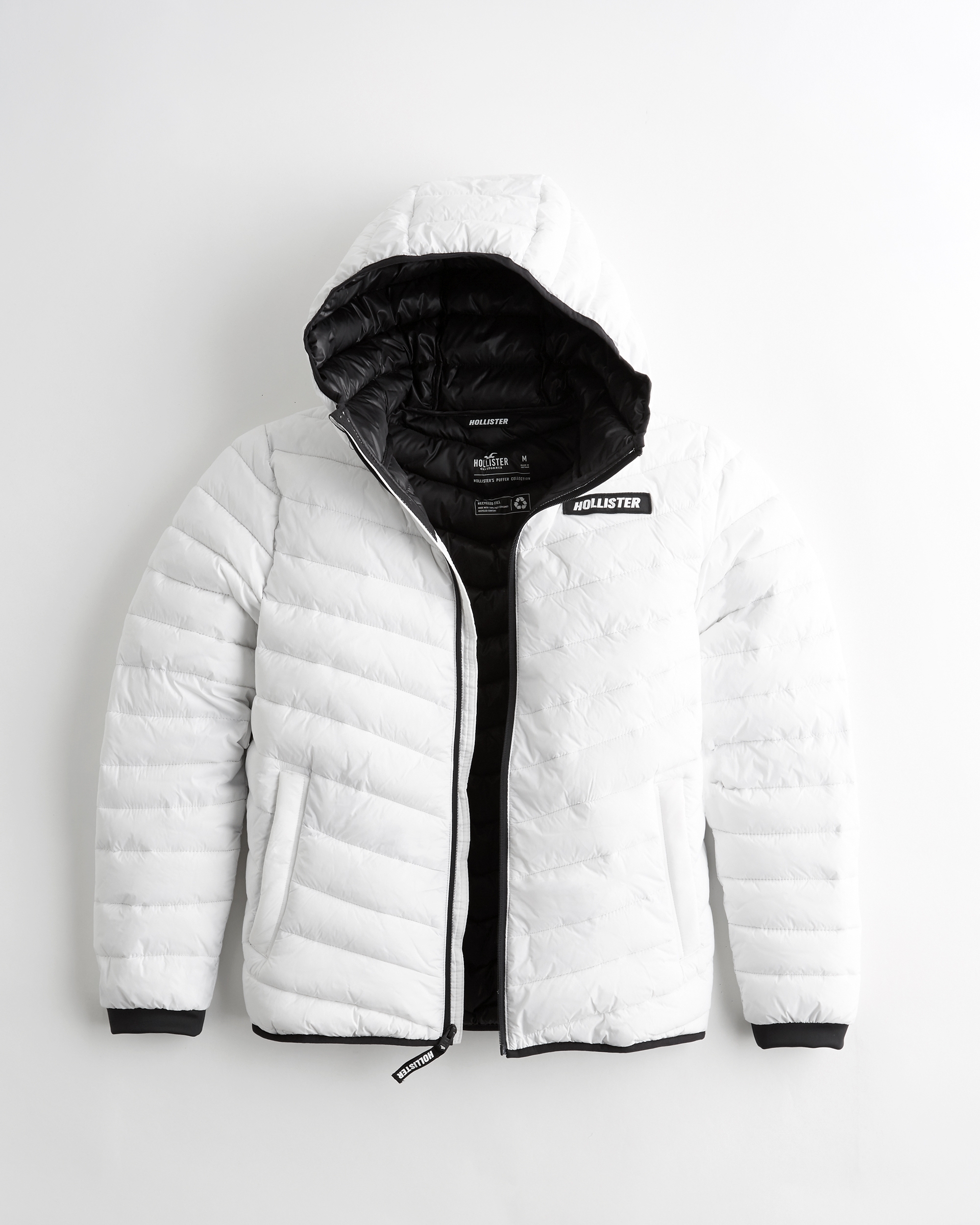 hollister white jacket Online shopping 