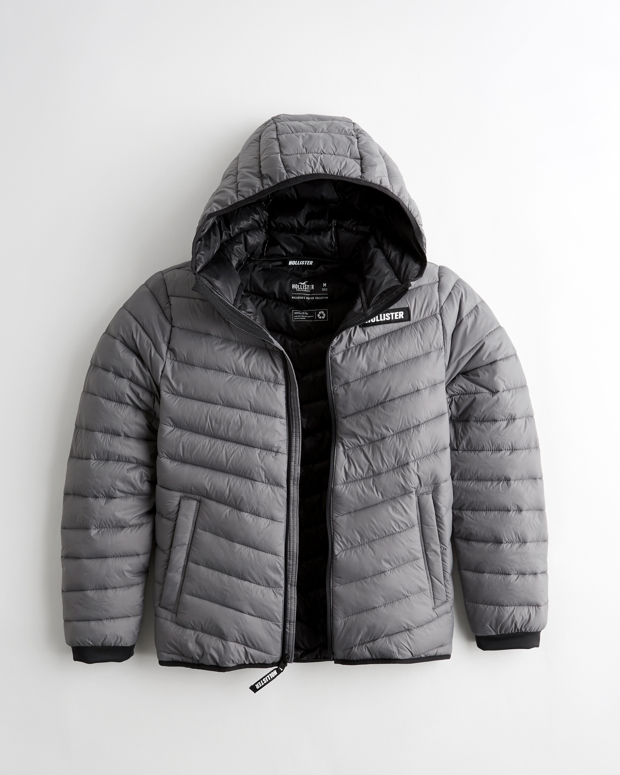 hollister bubble jacket