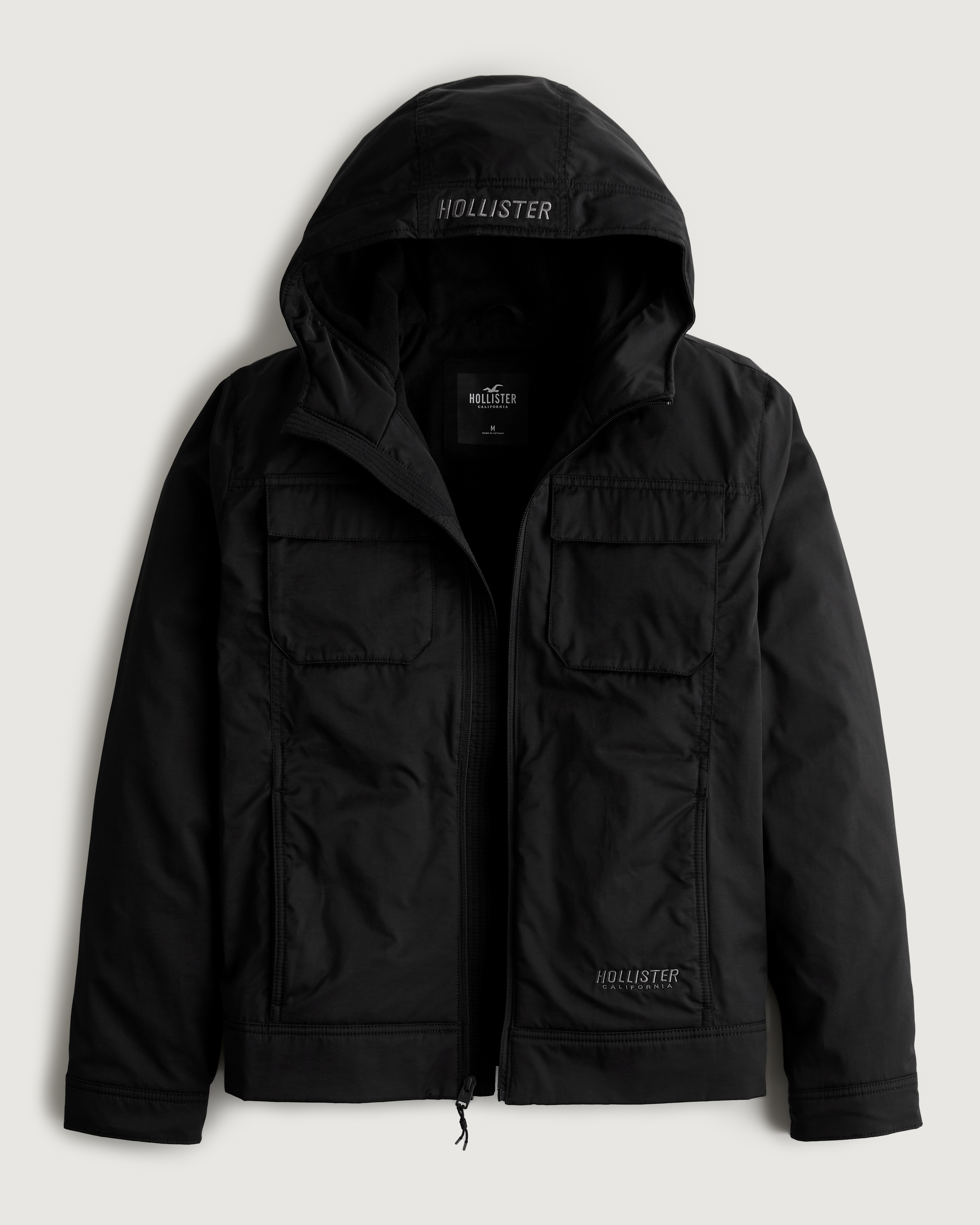 Men's Hollister Winter jacket, size M (Black)