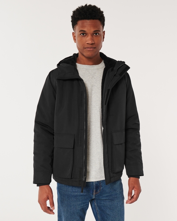 All-Weather Winter Jacket, Black