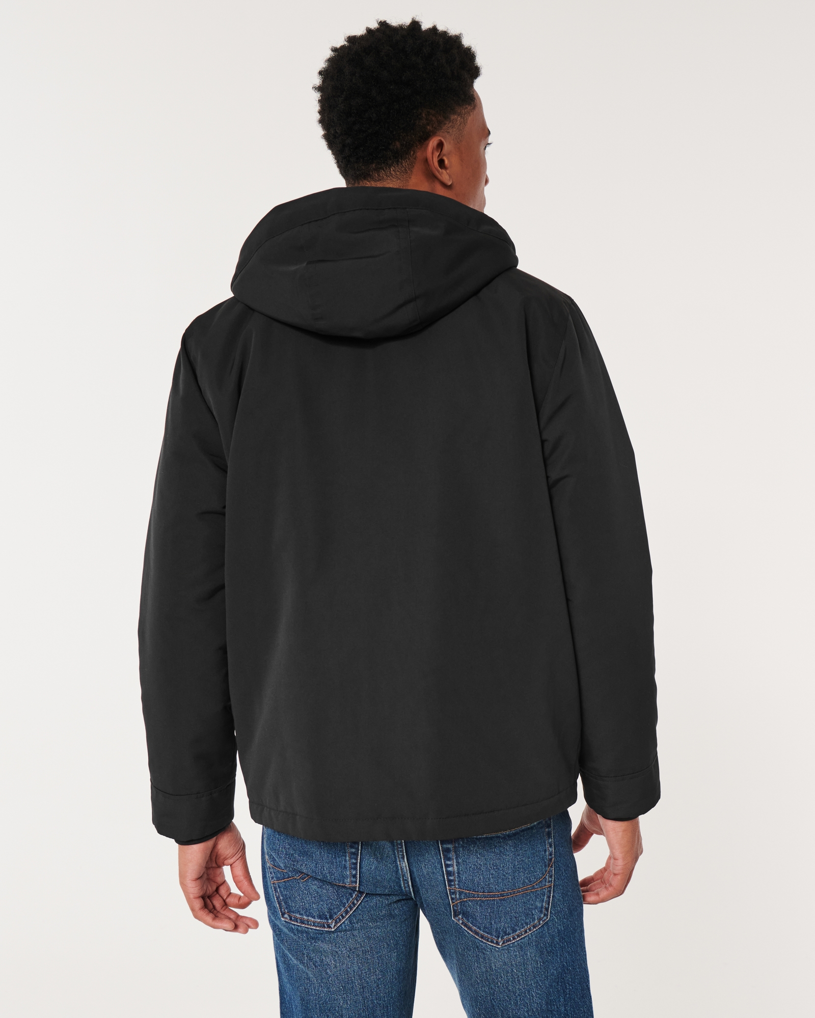 Hollister Co. ALL WEATHER CHAIN - Winter jacket - black 