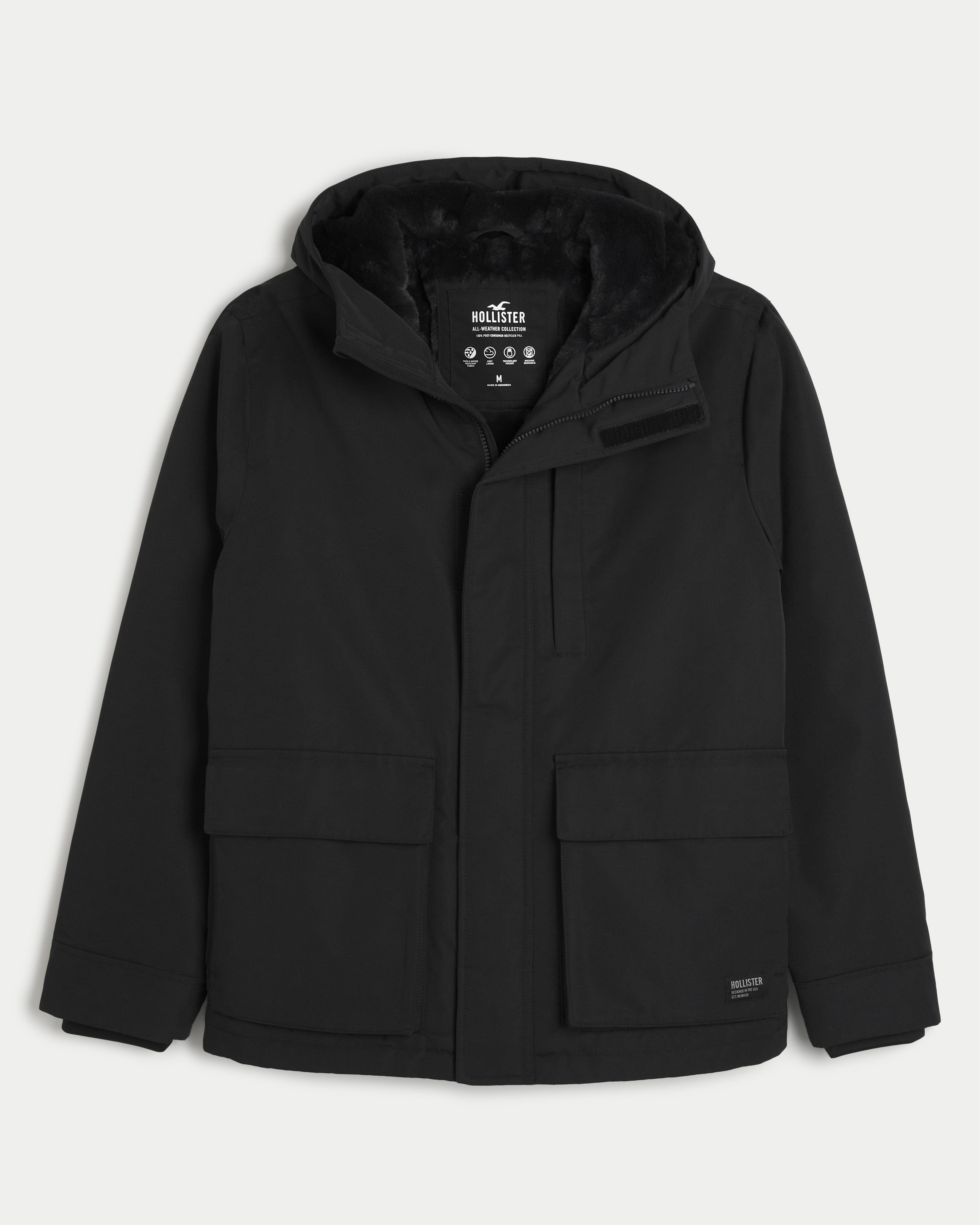 The Hollister All-Weather Jacket  All weather jackets, Girls jacket,  Outerwear jackets