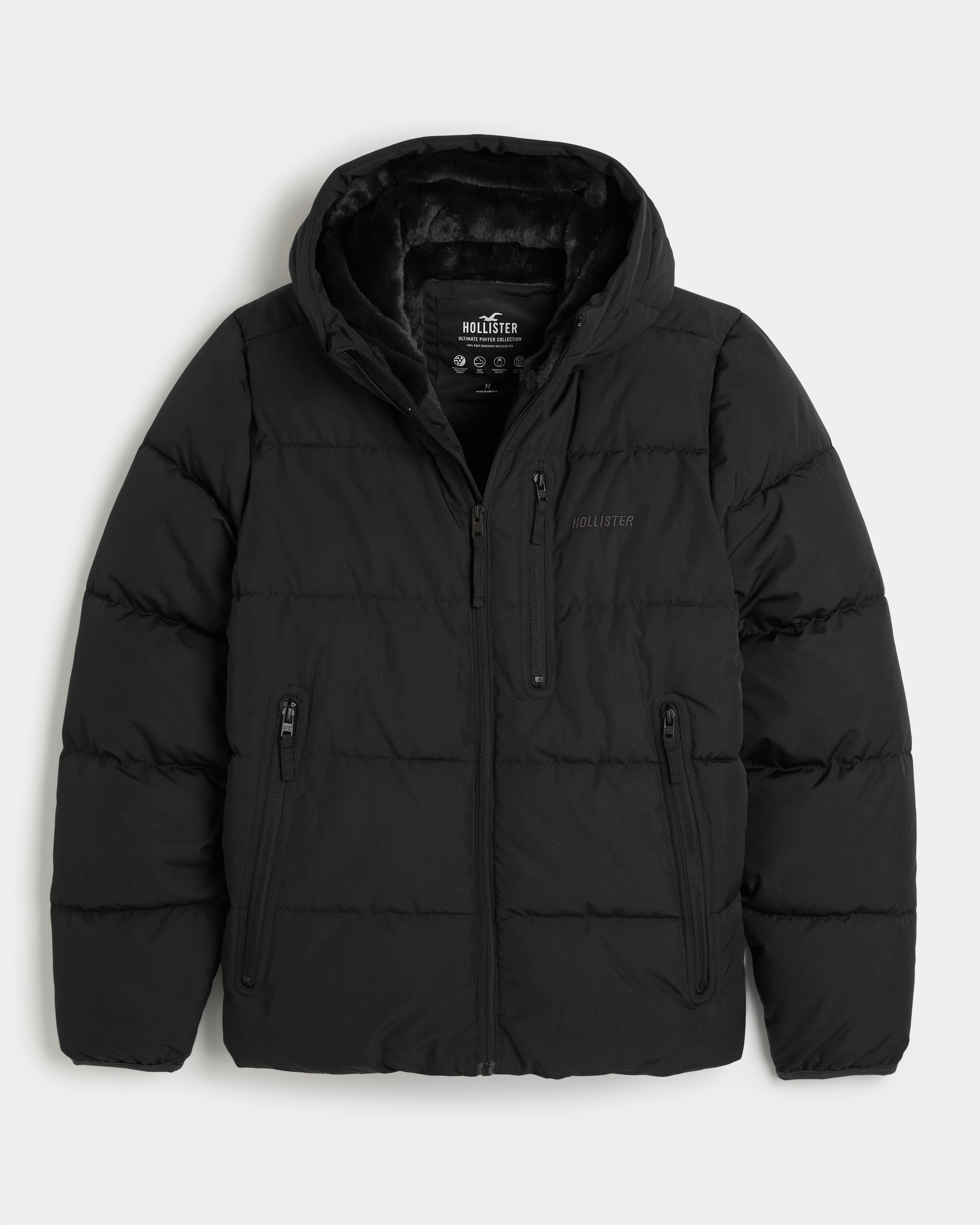 Halifax men's quilted 2024 hooded ski jacket