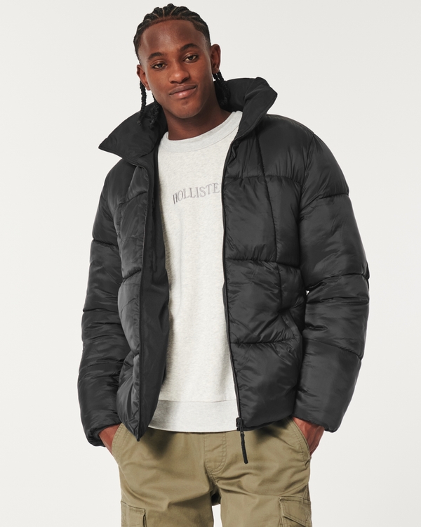 Hollister camo sale puffer jacket