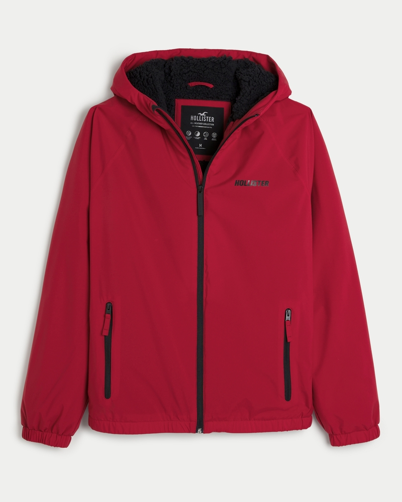 Hollister jacket shop red