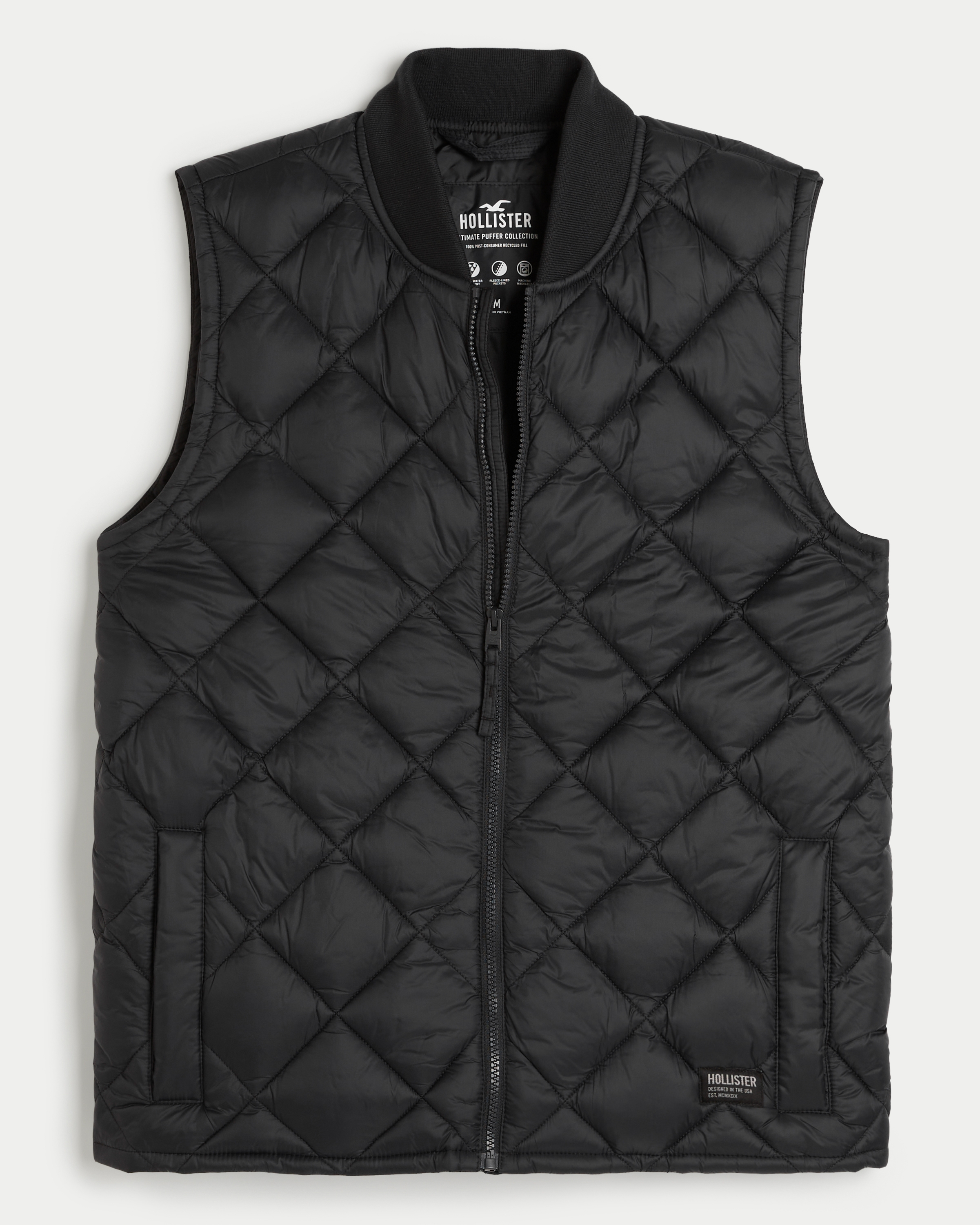 Men's Ultimate Diamond-Quilted Puffer Vest | Men's Clearance