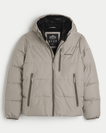 Men s Ultimate Cozy Lined Puffer Jacket Men s Sale HollisterCo