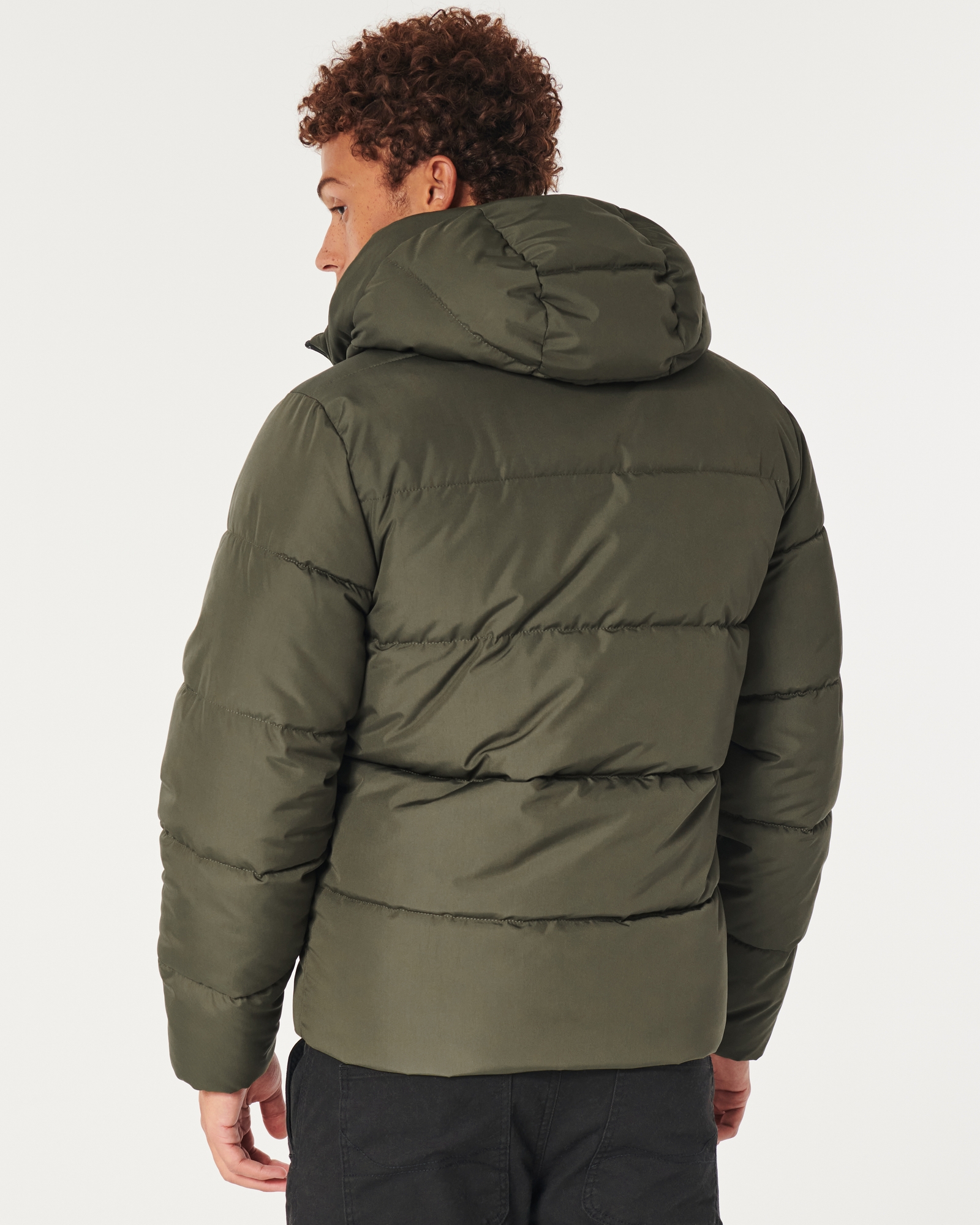 Hollister Ultimate Down Parka in Brown