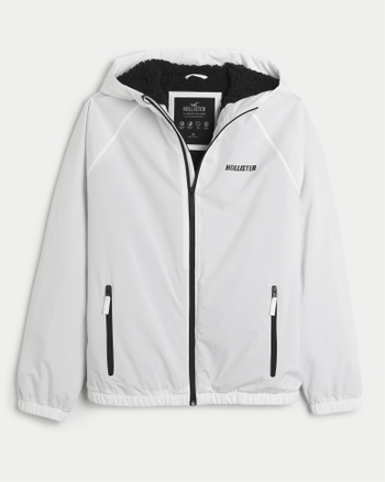 Hollister All weather hooded jacket  Jackets, Hooded jacket, Clothes design