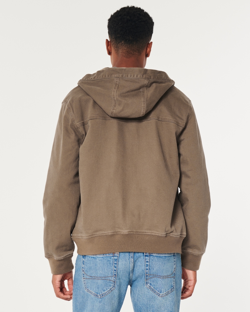 Hooded Workwear Bomber Jacket