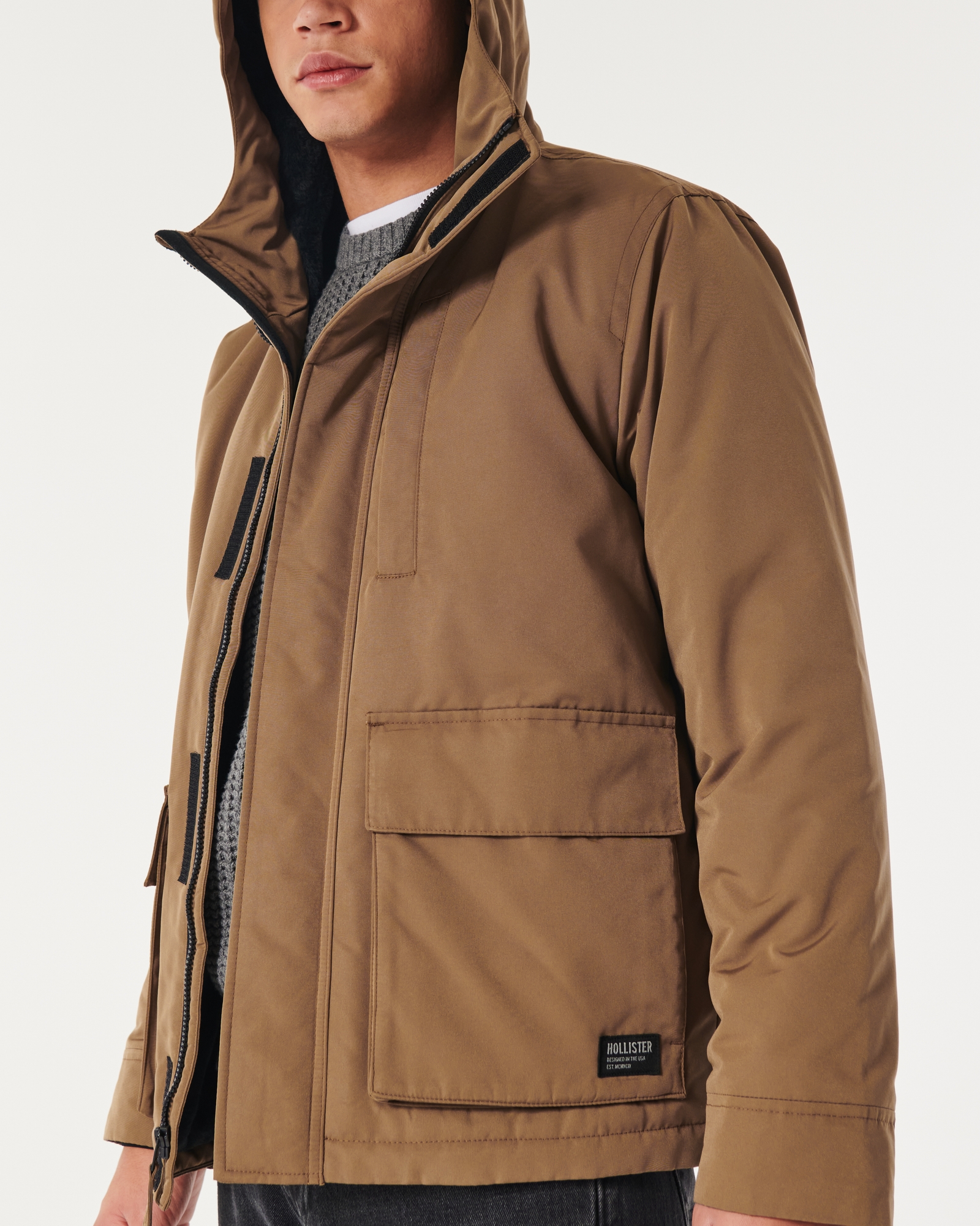 Hollister All-Weather Stretch Fleece-Lined Jacket (2.625 RUB) via