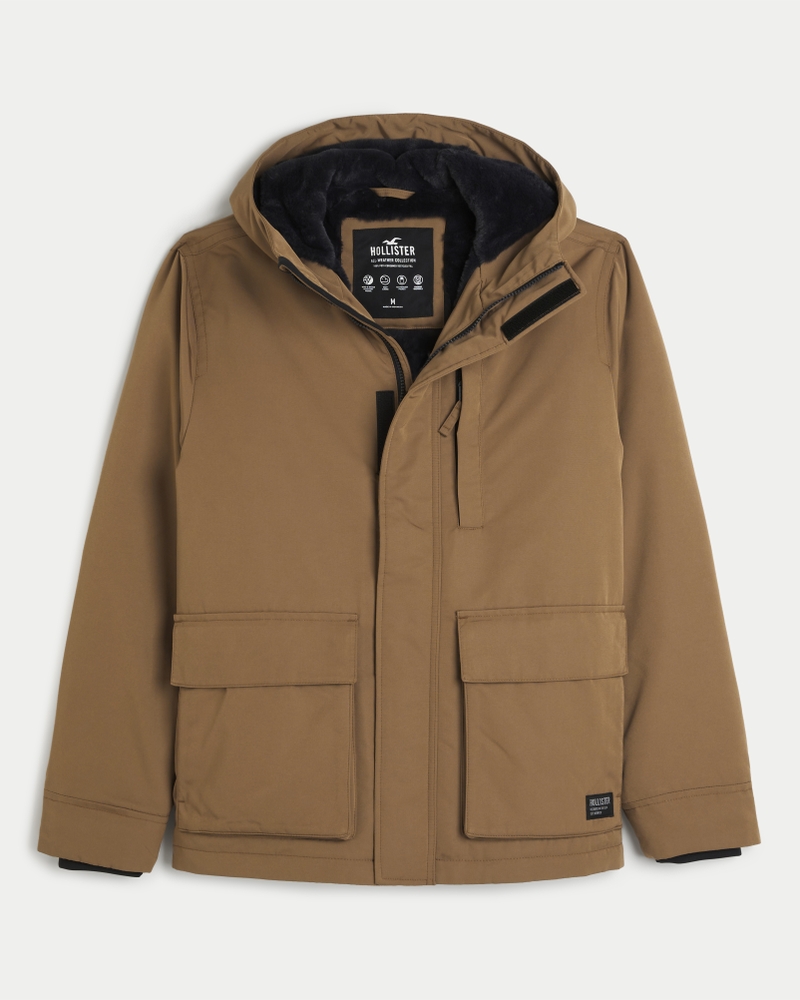 Hollister winter parka best sale