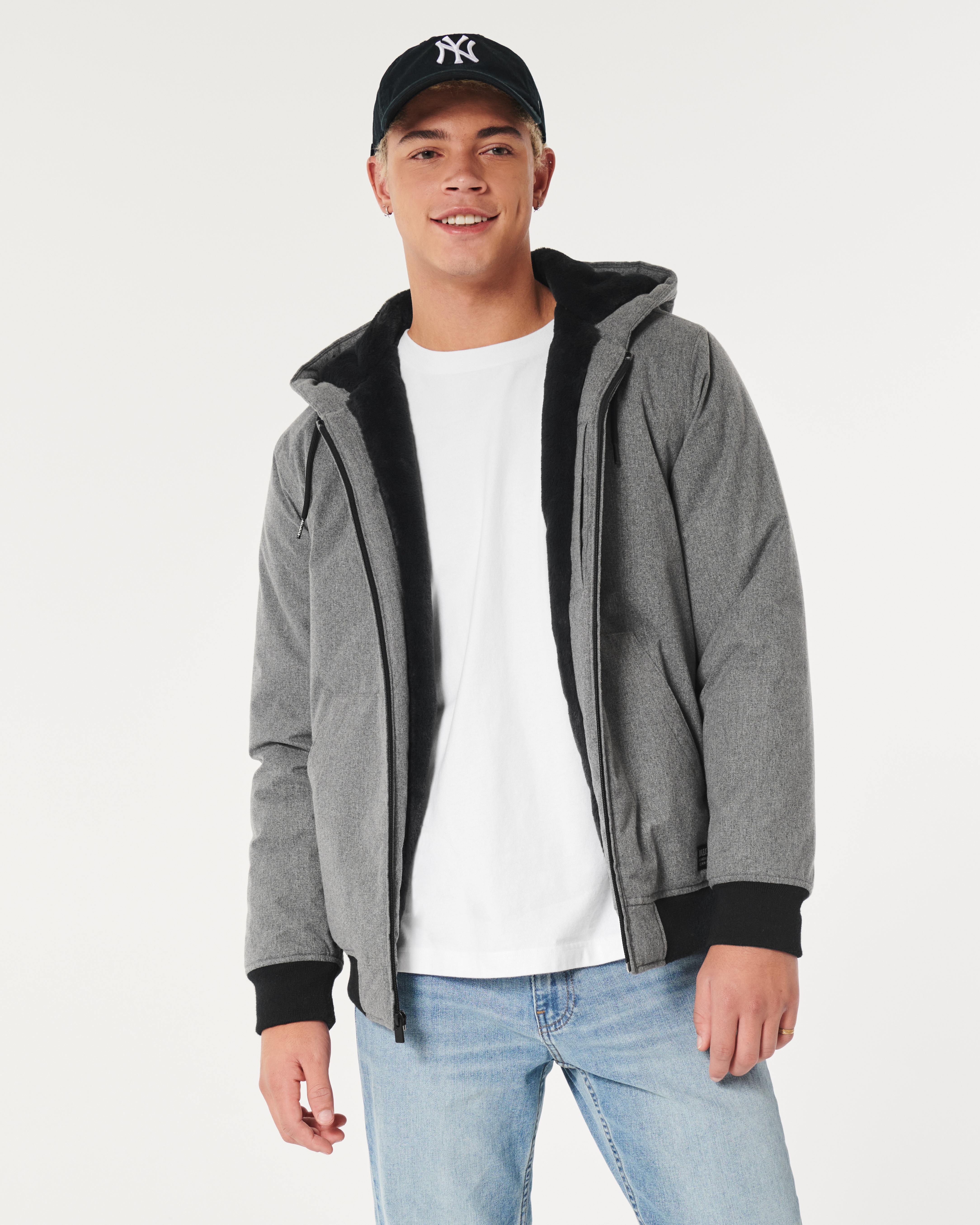 Hollister all weather bomber jacket hotsell