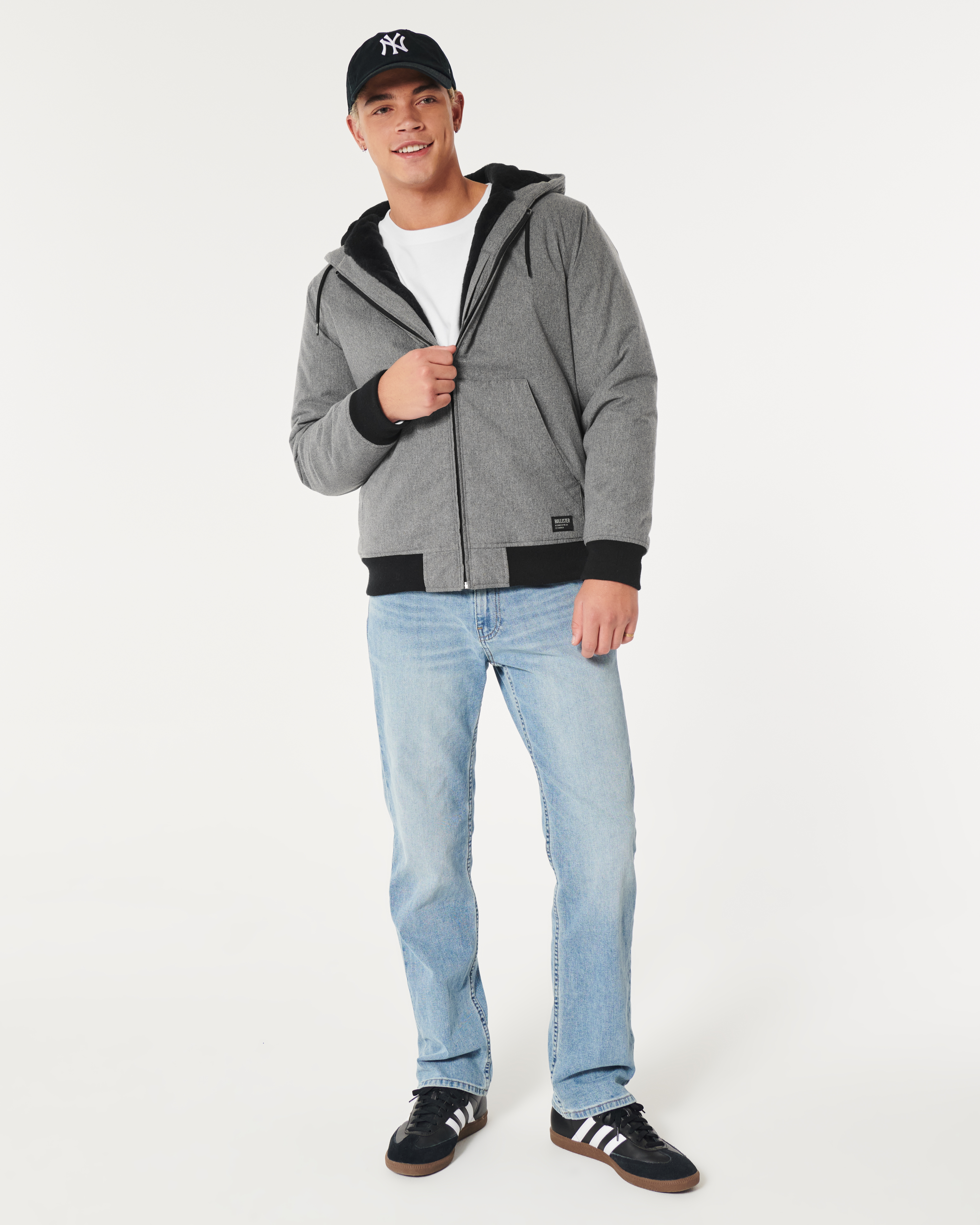 Hollister all store weather bomber jacket